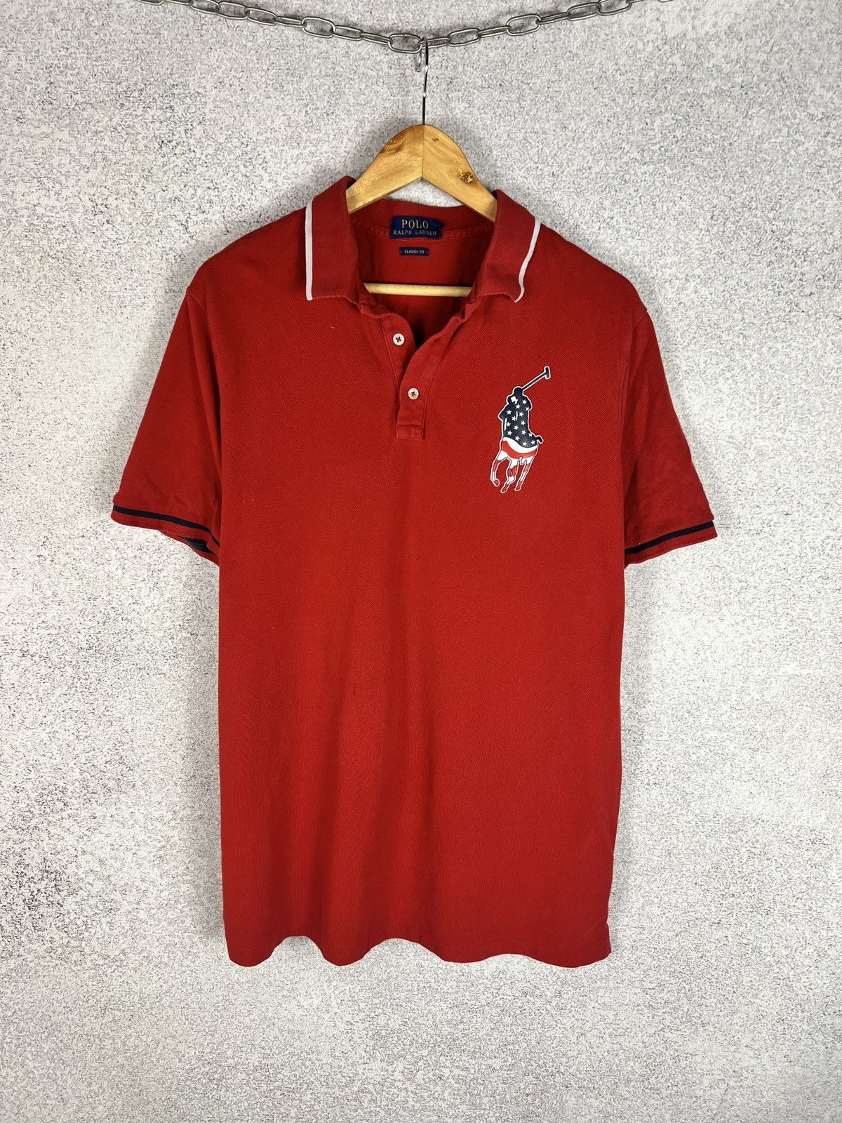 Polo Ralph Lauren Polo Ralph Lauren USA Big Pony Logo Polo Shirt Size US M / EU 48-50 / 2 - 1 Thumbnail