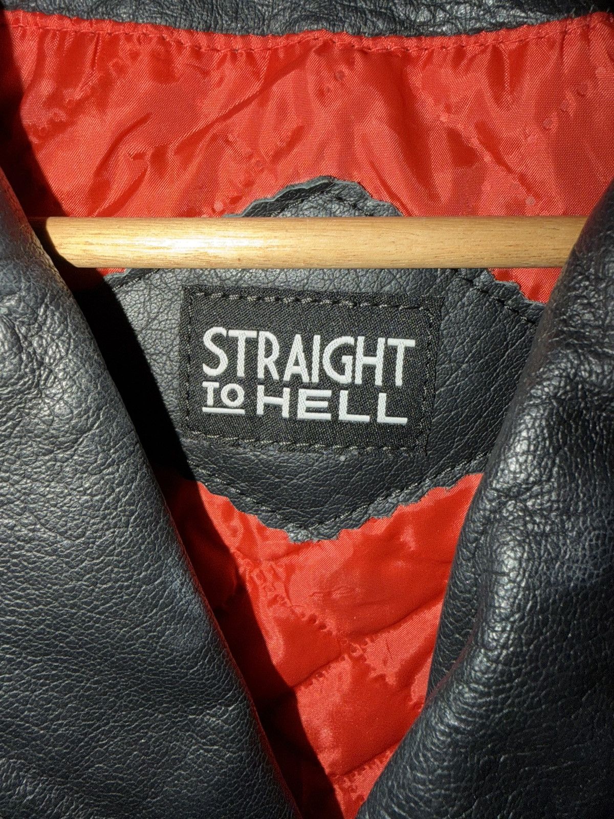 Straight To Hell Womens Leather Jacket - Bristol - Straight to Hell Apparel Size M / US 6-8 / IT 42-44 - 4 Thumbnail