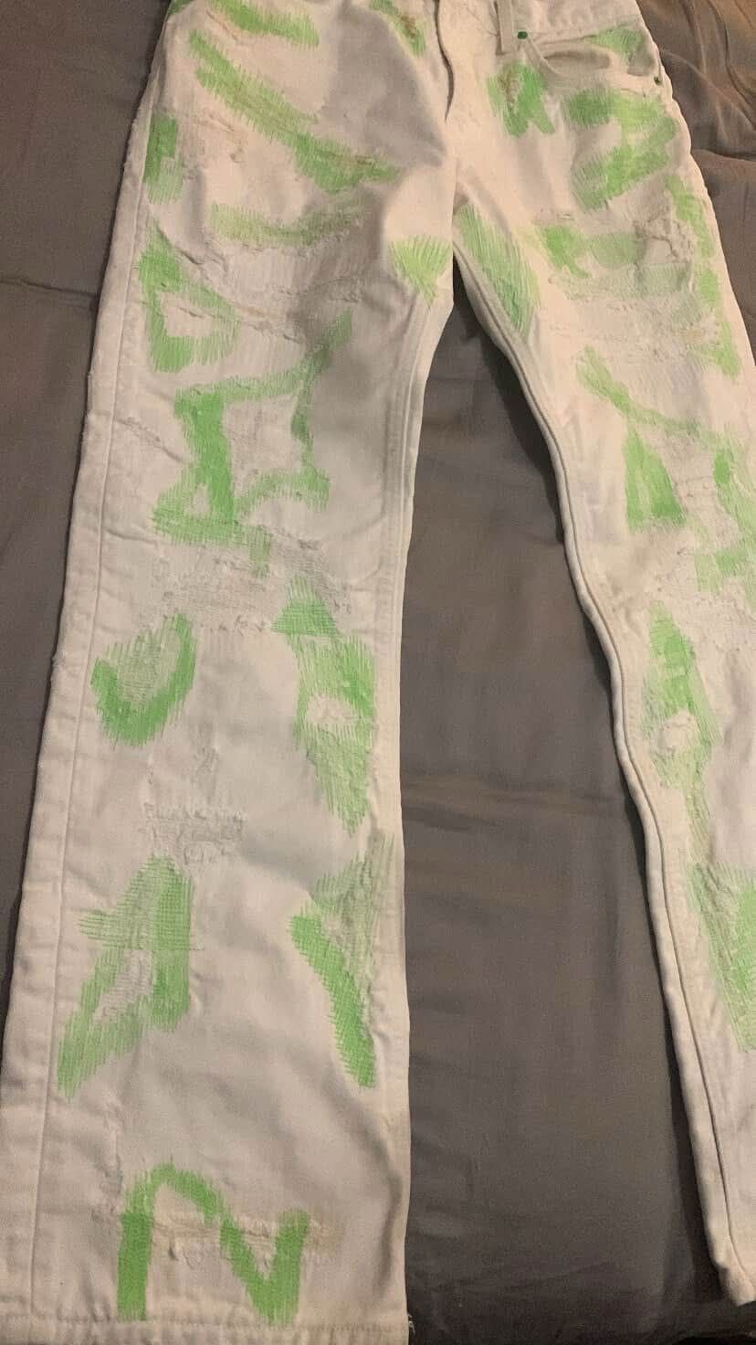 Other endless denim “green on white” size 34 Size US 34 / EU 50 - 4 Thumbnail