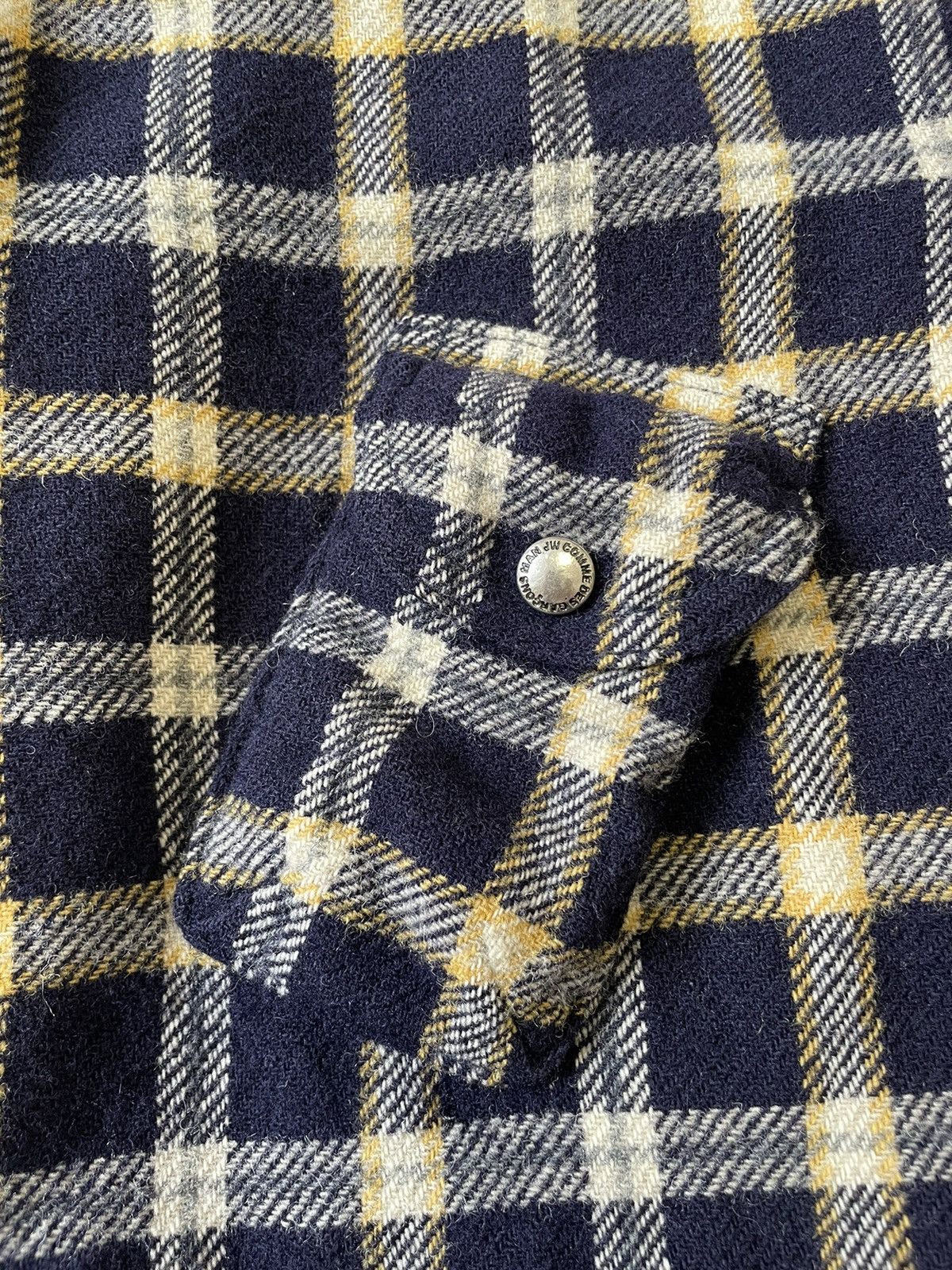 Comme des Garcons A/W 05 ‘Utility Pocket’ Check Flannel Shirt Size US M / EU 48-50 / 2 - 8 Thumbnail