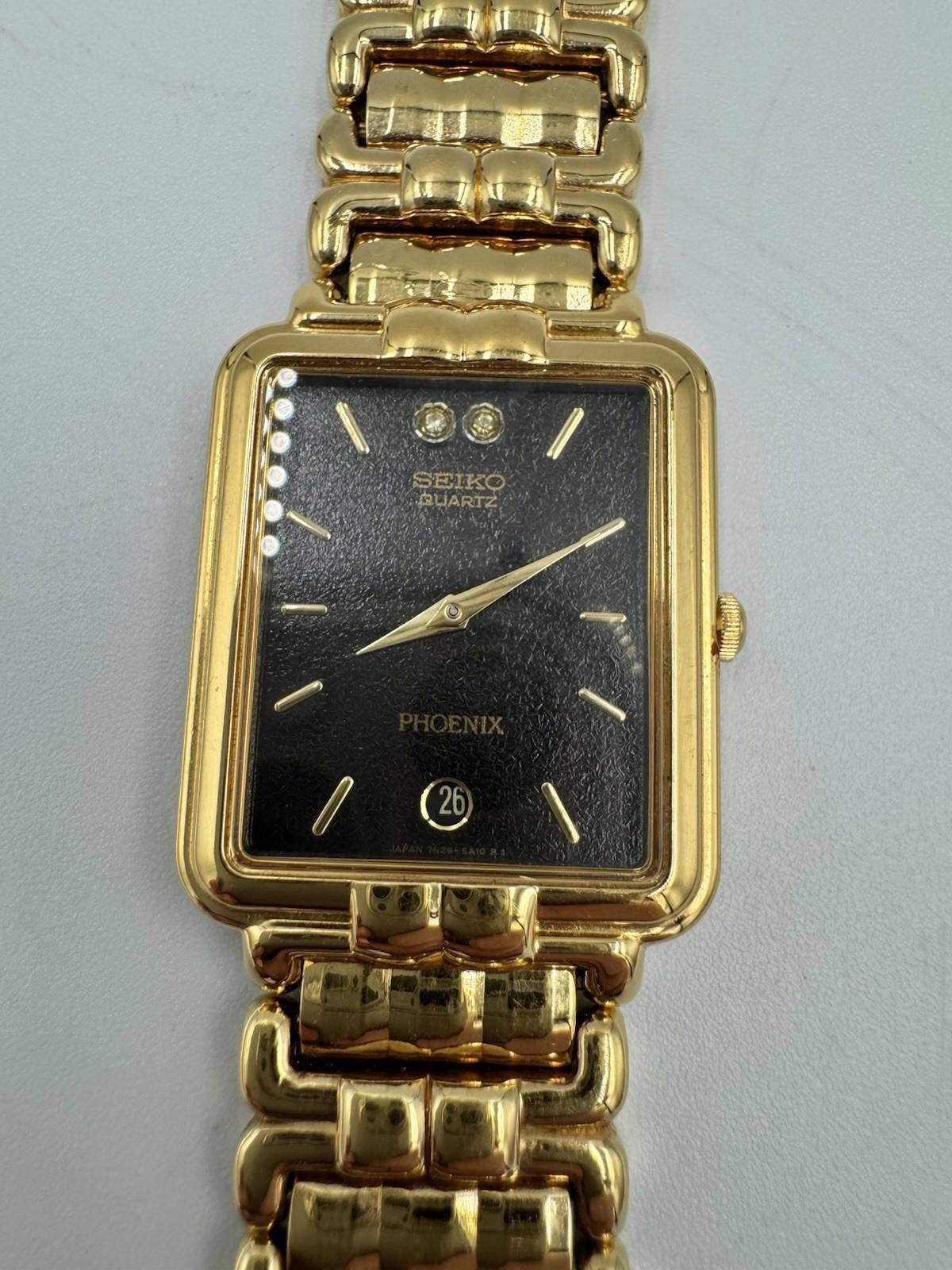 Seiko Vintage / Rare - SEIKO QUARTZ Phoenix Watch 7N29 - 5A10 R1 Size ONE SIZE - 2 Thumbnail