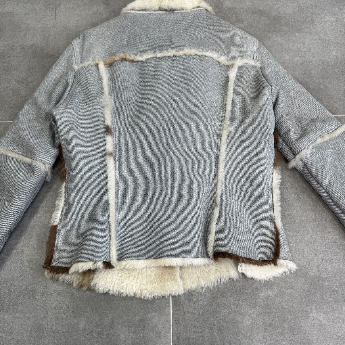 Dolce & Gabbana Dolce & Gabbana Shearling Sheepskin Leather Jacket Fur Trim Size S / US 4 / IT 40 - 23 Thumbnail