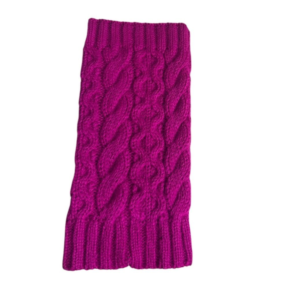 Kate Spade Kate Spade Cable knit Bow Arm Gloves one Size Marker Pink Size ONE SIZE - 3 Thumbnail