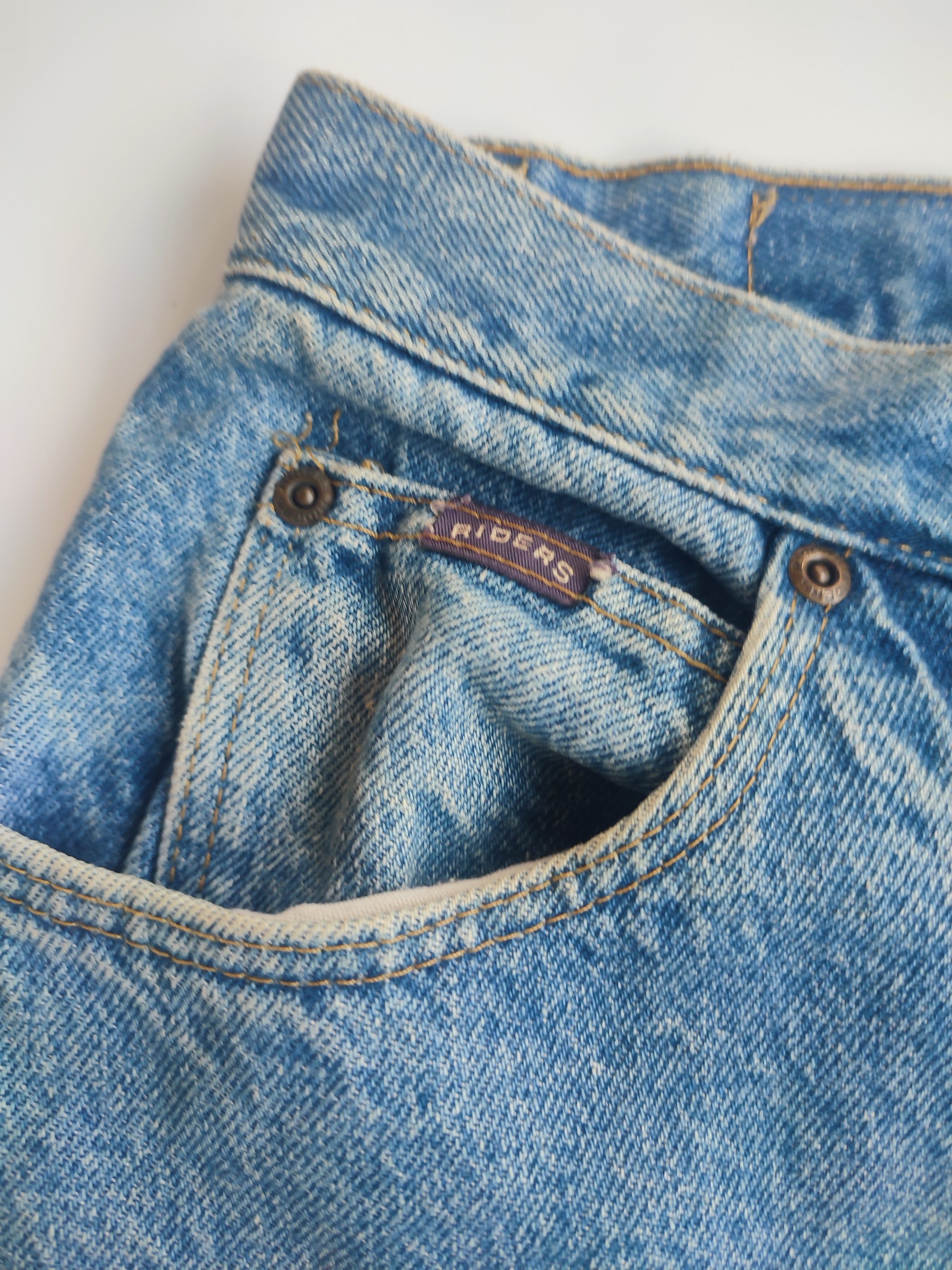 NFL RIDERS DENIM VINTAGE JEANS Size US 34 / EU 50 - 7 Thumbnail
