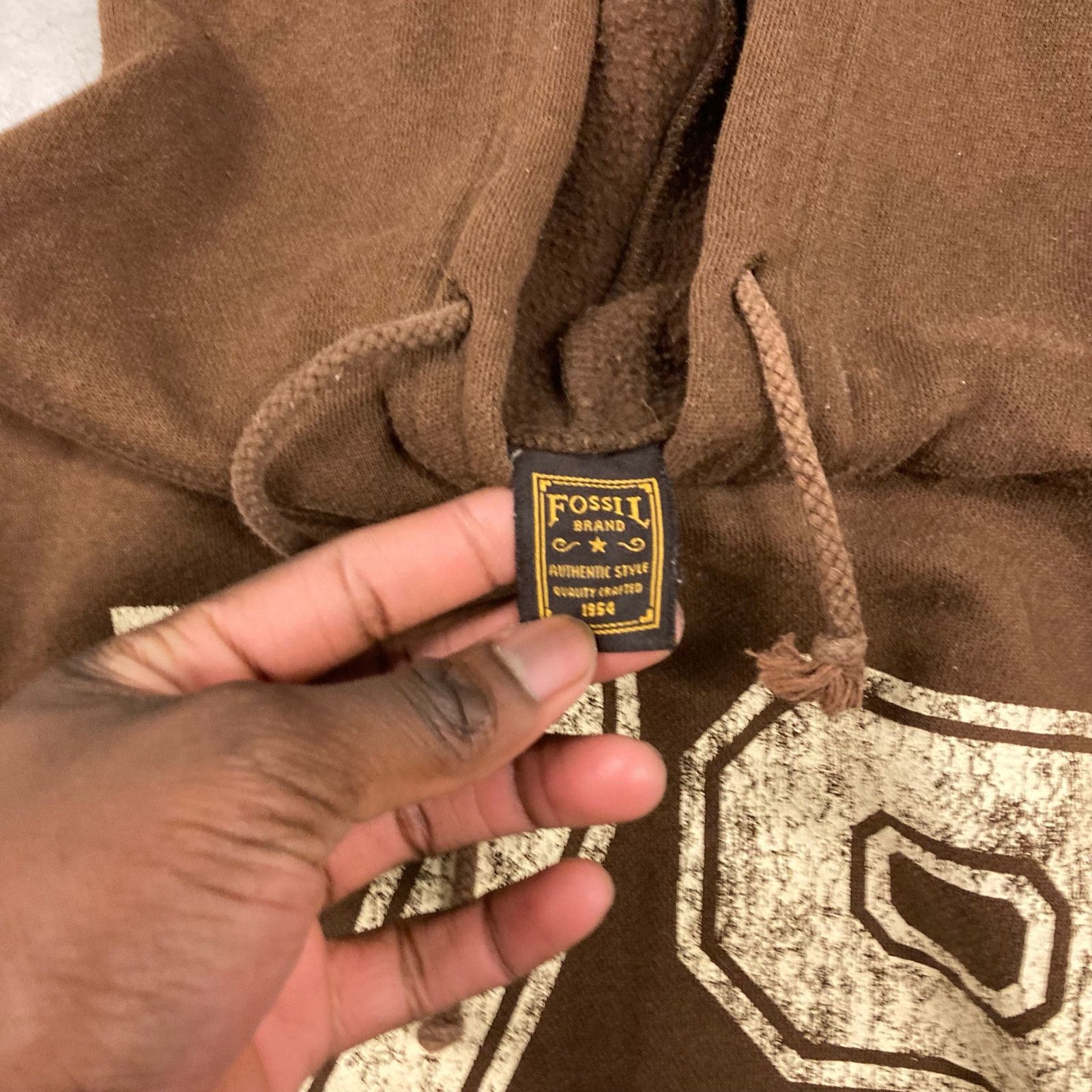 Fossil × Vintage vintage y2k fossil varsity hoodie Size US XL / EU 56 / 4 - 4 Thumbnail