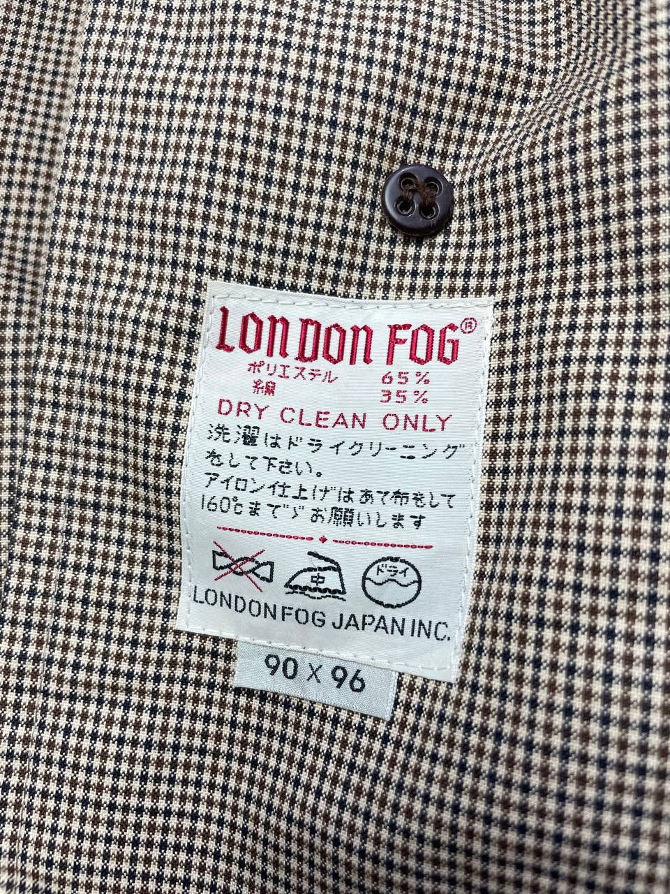 London Fog Vintage LONDON FOG Checked Over Trench Coats Size US M / EU 48-50 / 2 - 10 Thumbnail