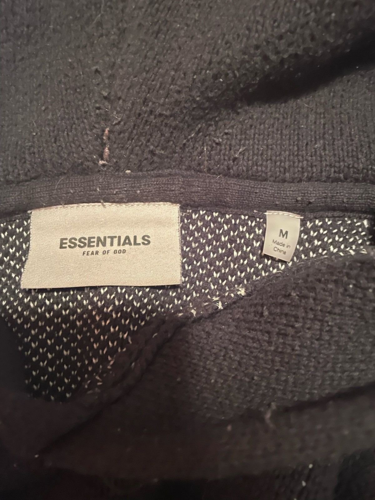 Essentials Fear of God Essentials knit hoodie Size US M / EU 48-50 / 2 - 2 Thumbnail