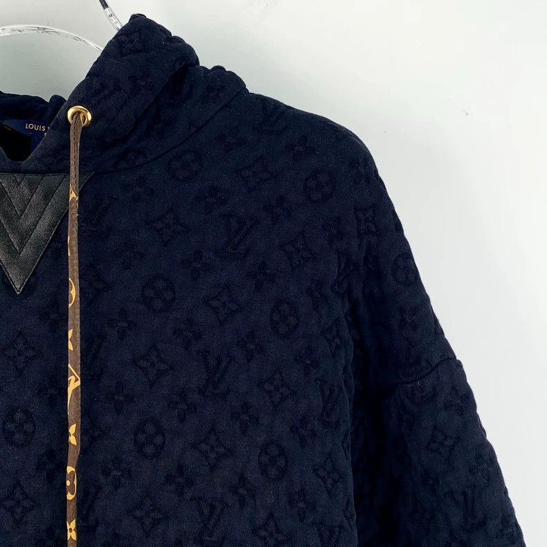 Louis Vuitton Louis Vuitton Cotton hooded drawstring short sleeve sweats Size S / US 4 / IT 40 - 3 Thumbnail