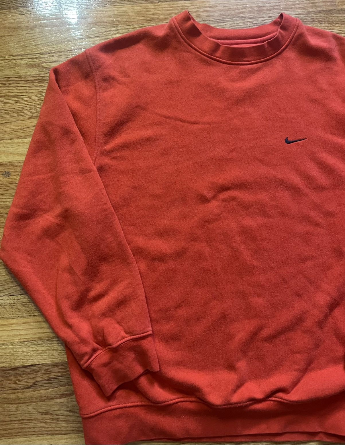 Nike Vintage Orange Nike Crewneck Size US L / EU 52-54 / 3 - 3 Thumbnail