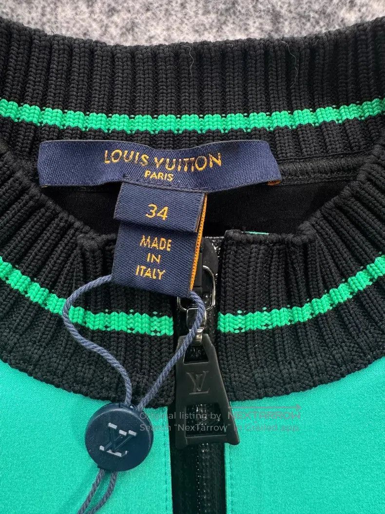 Louis Vuitton Louis Vuitton Black and green color-block sport dress Size XXS / US 00 / IT 34 - 3 Thumbnail