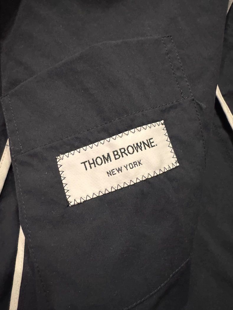Thom Browne Thom Browne Single-pleated long-sleeve shirt Size US XL / EU 56 / 4 - 4 Thumbnail