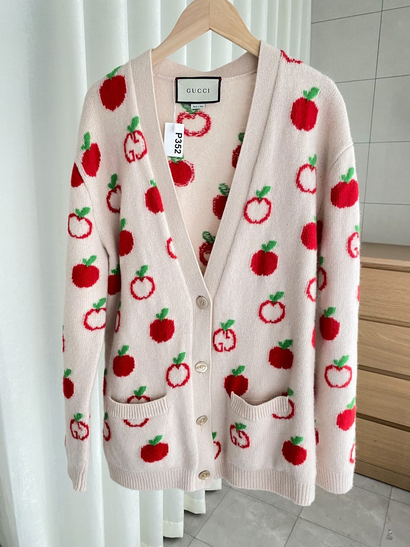 Gucci Gucci Apple Knit Cardigan Sweater Size US M / EU 48-50 / 2 - 1 Thumbnail