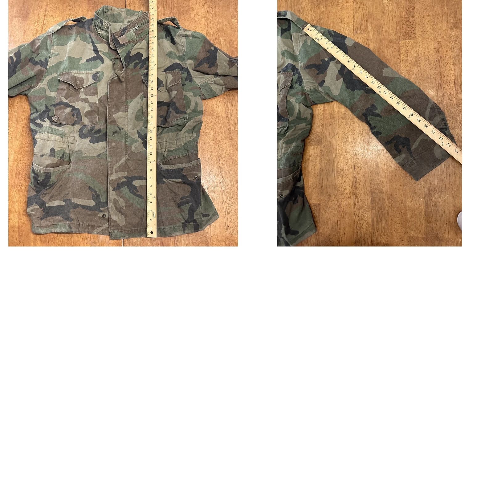 Vintage VINTAGE Cabelas Jacket Military Woodland Camo Large L Green 70s Mens Size US L / EU 52-54 / 3 - 8 Thumbnail