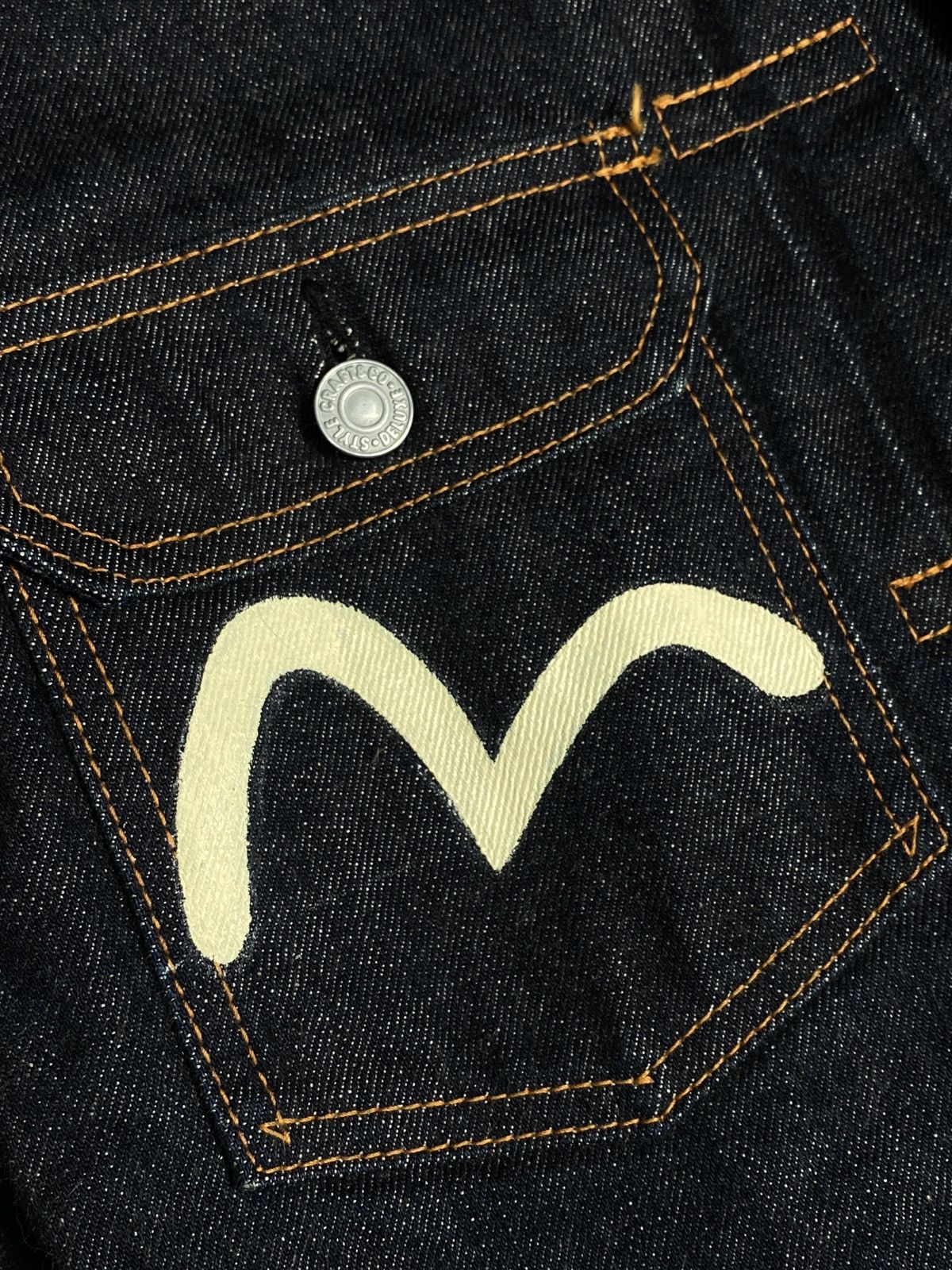 Evisu Evisu Seagulls Denim Jacket Type 2 Lot 1507 Size US M / EU 48-50 / 2 - 4 Thumbnail