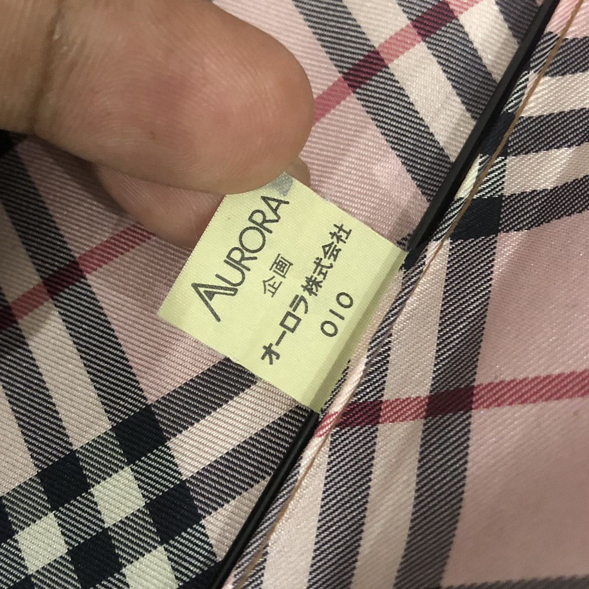 Burberry Burberry's Checked Novacheck Waterproof Folding Umbrella Size ONE SIZE - 13 Thumbnail