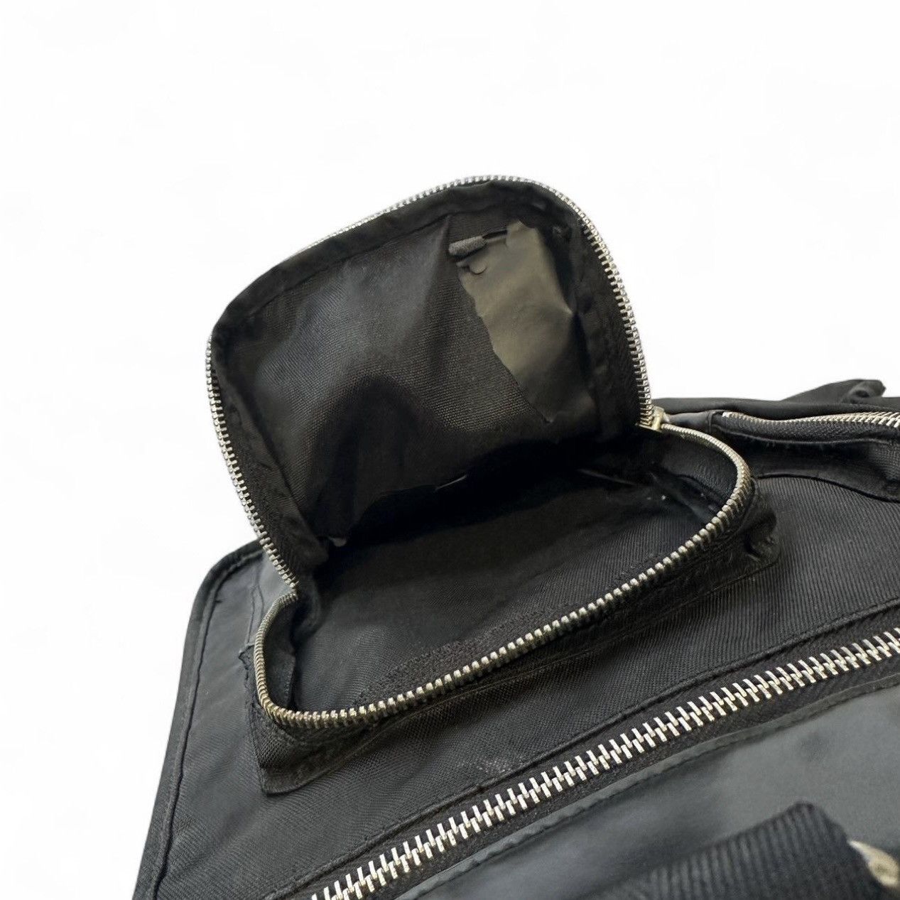 Calvin Klein Calvin Klein Black Expandable Nylon + Faux Leather Work Bag Size ONE SIZE - 5 Thumbnail
