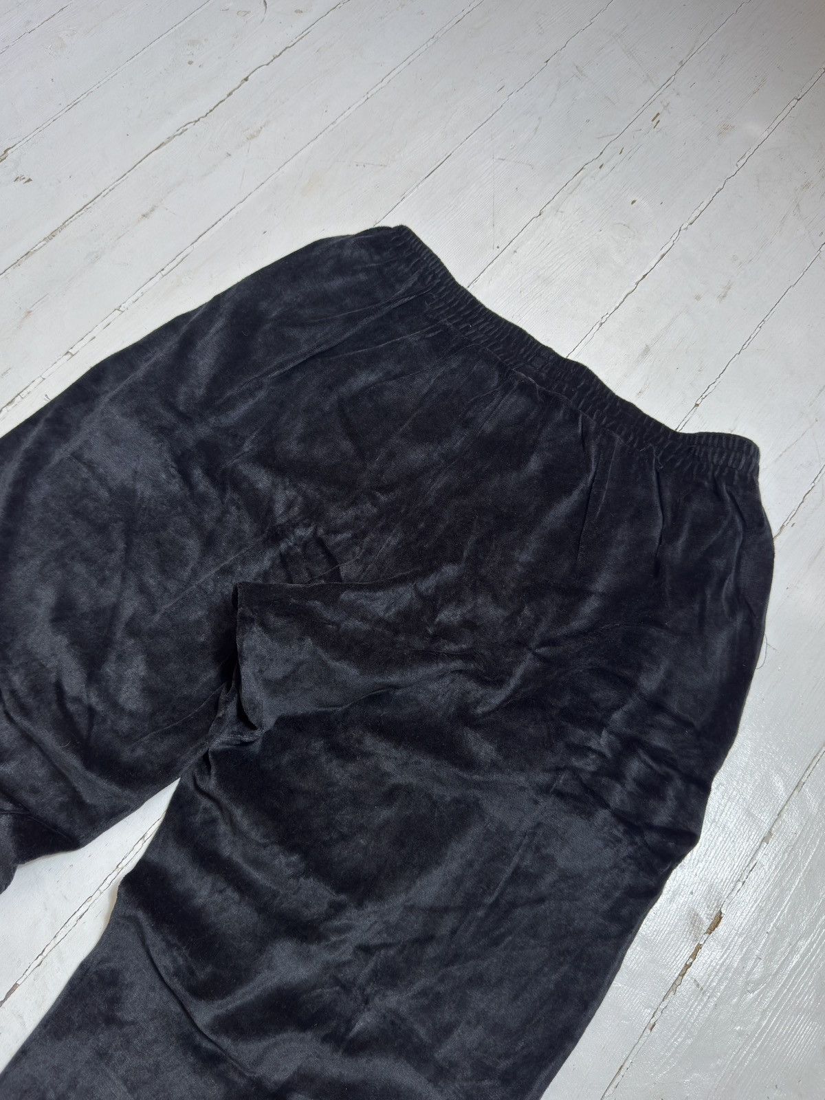 Ermenegildo Zegna VINTAGE ERMENEGILDO ZEGNA VELOUR BLACK PANTS Size 28" / US 6 / IT 42 - 8 Thumbnail