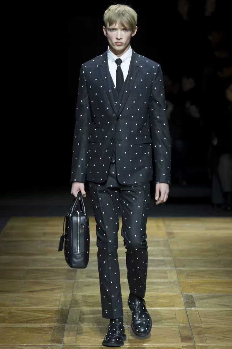 Dior Dior 14fw runway polka-dot suit 2501-Nextarrow Size 44R - 8 Thumbnail