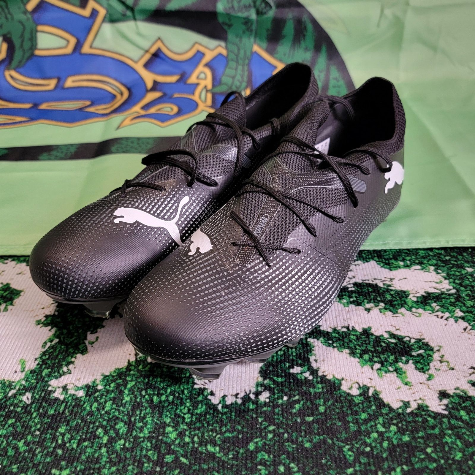 Puma Puma Future 7 Match FG Cleats - Black/White - Men's Sz 11 Size US 11 / EU 44 - 1 Thumbnail