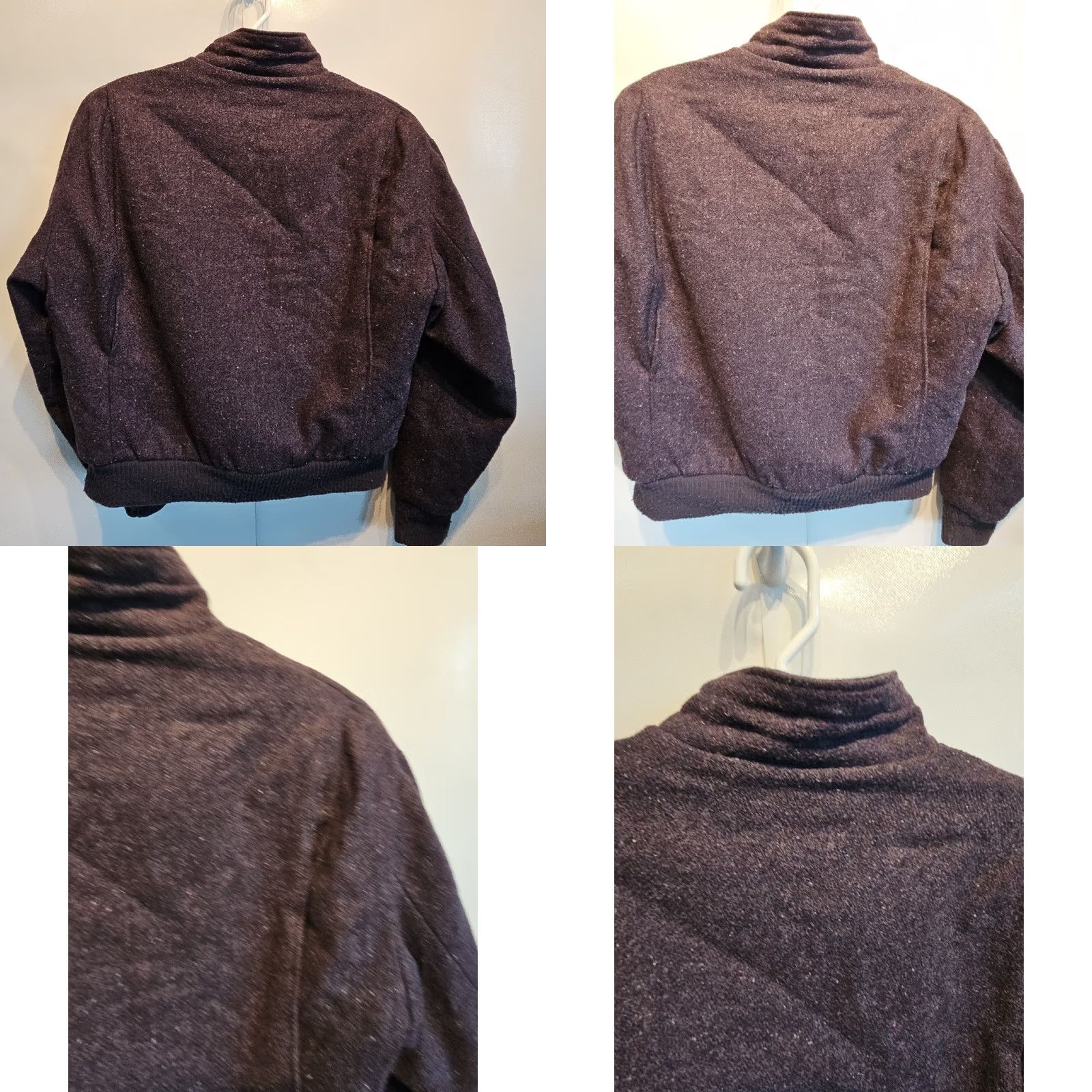 Vintage VINTAGE Town & Country Gordon Ferguson Purple Wool Sherpa Bomber Jacket Mens Medium Size US L / EU 52-54 / 3 - 8 Thumbnail