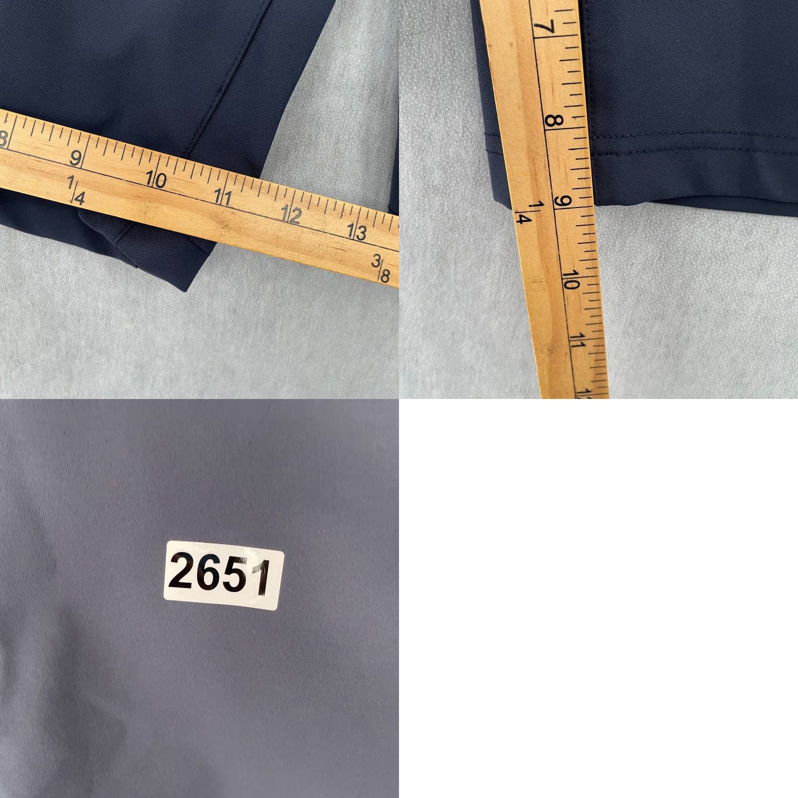 Vintage State & Liberty Shorts Adult 36 Blue Performance Chino Short Stretch Mens Size US 36 / EU 52 - 8 Thumbnail