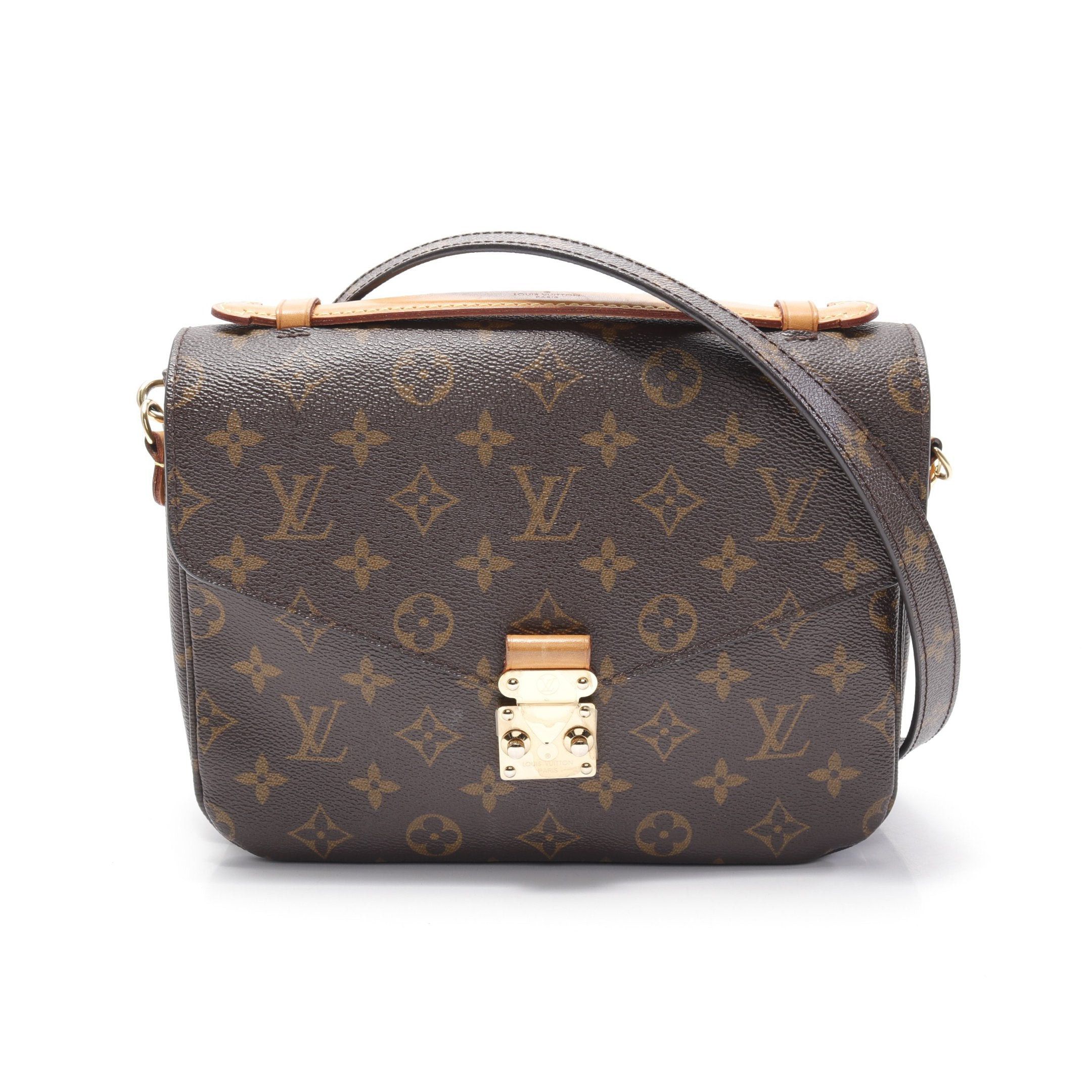 Louis Vuitton Louis Vuitton Pochette Metis Mm Monogram Handbag Leather Brown Size ONE SIZE - 1 Thumbnail