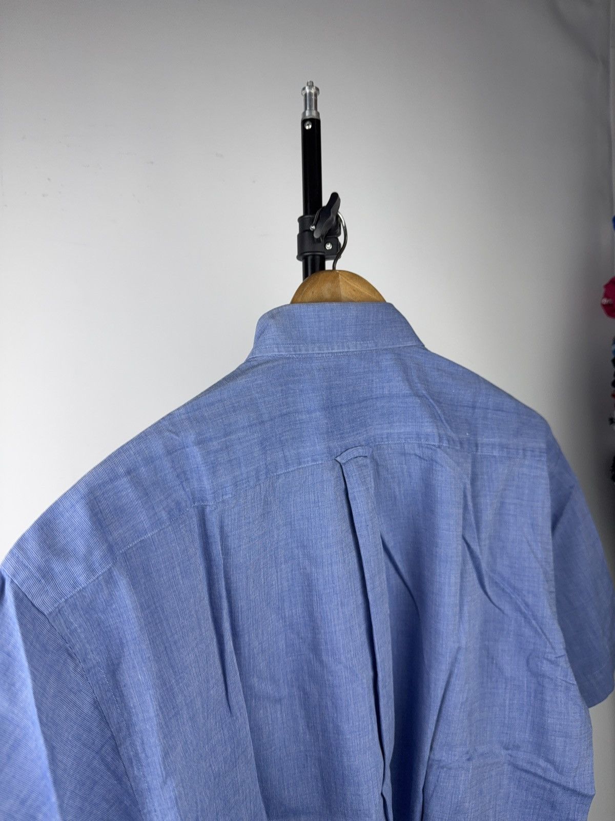 Polo Ralph Lauren 90s Vintage Polo Ralph Lauren Button Short Down Shirt Blue Size US L / EU 52-54 / 3 - 12 Thumbnail