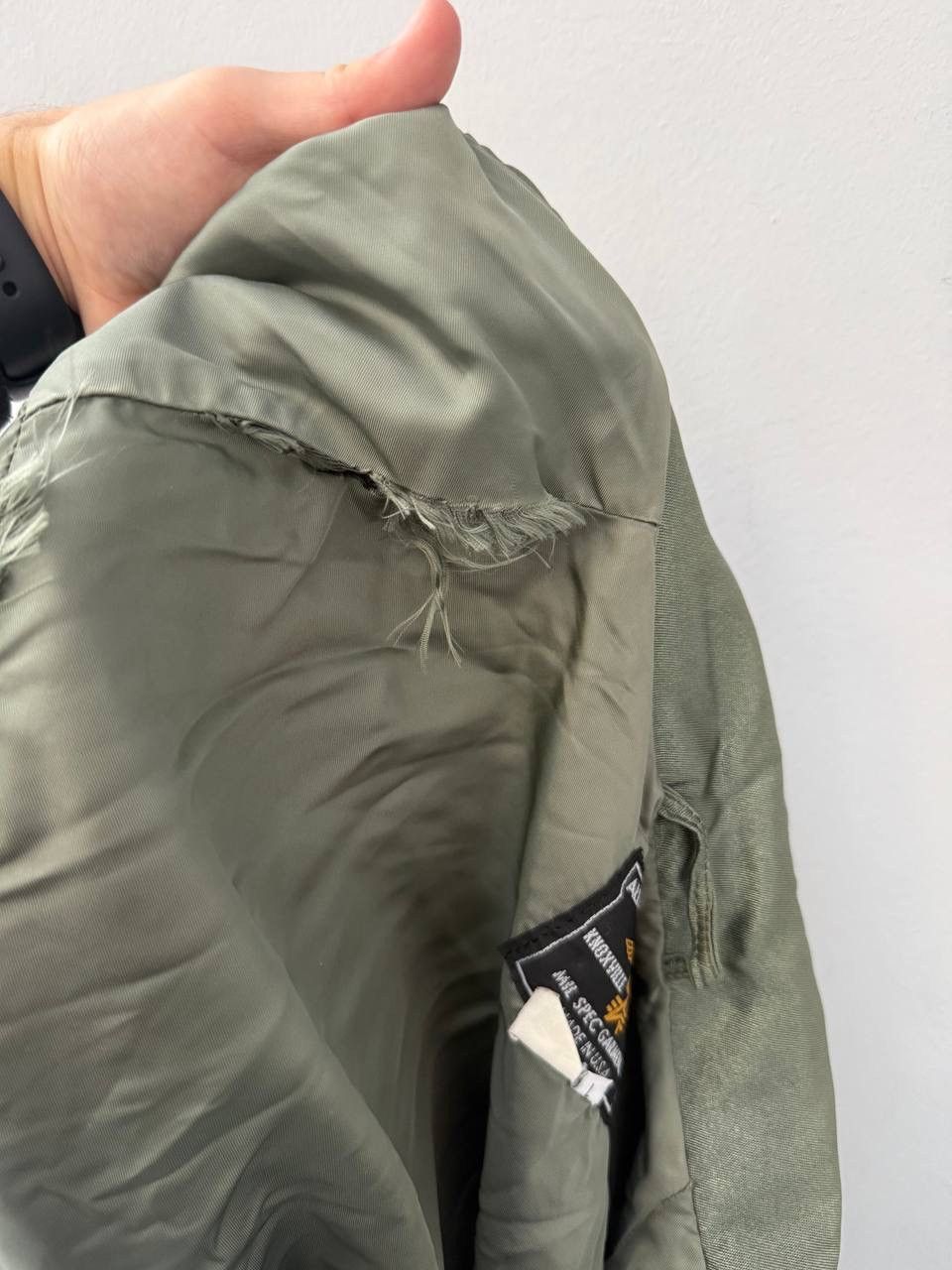 Alpha Industries Vintage Alpha Industries 1990s Made in USA Jacket Size US L / EU 52-54 / 3 - 11 Thumbnail