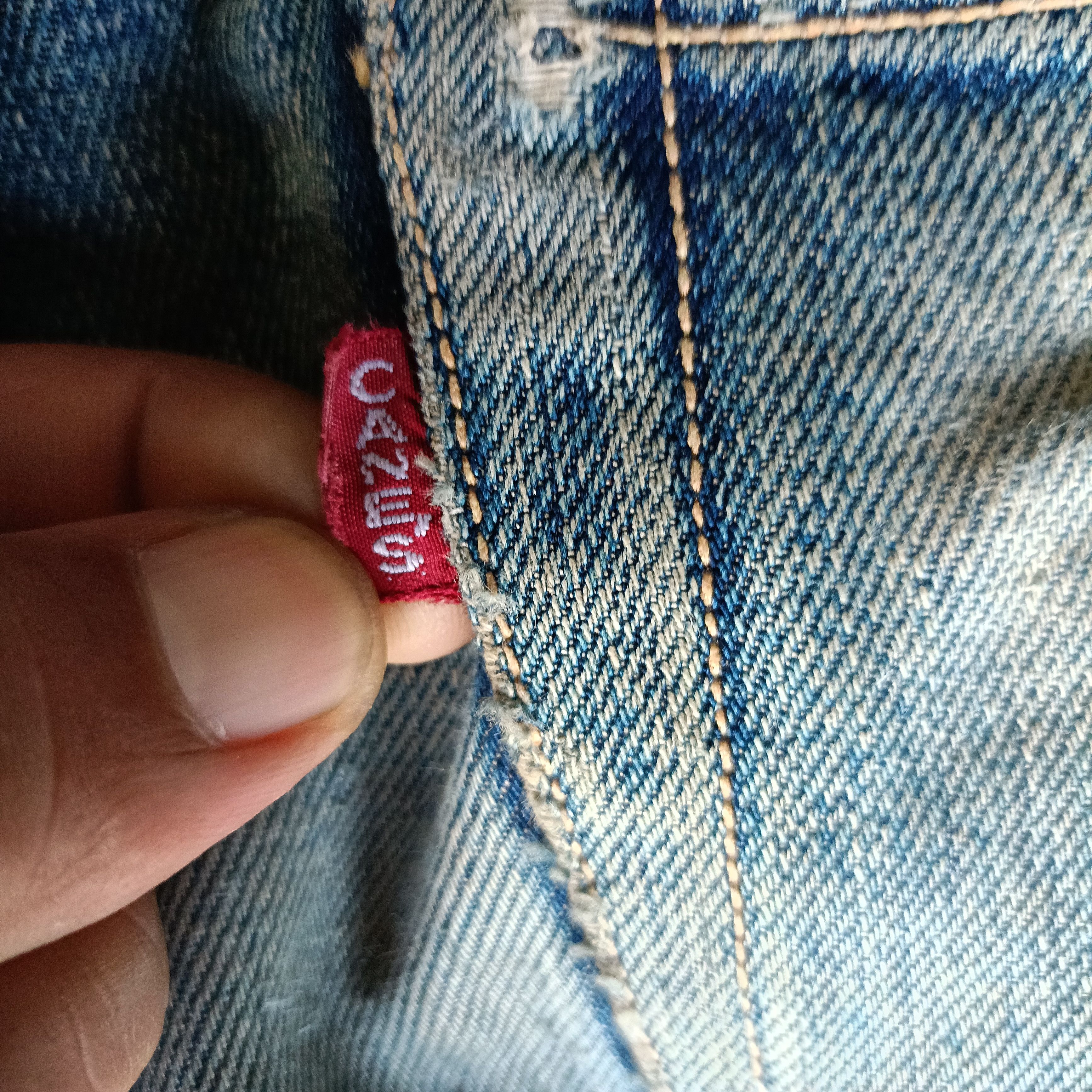 Japanese Brand Distressed Denim Sugar Cane Size US 32 / EU 48 - 13 Thumbnail