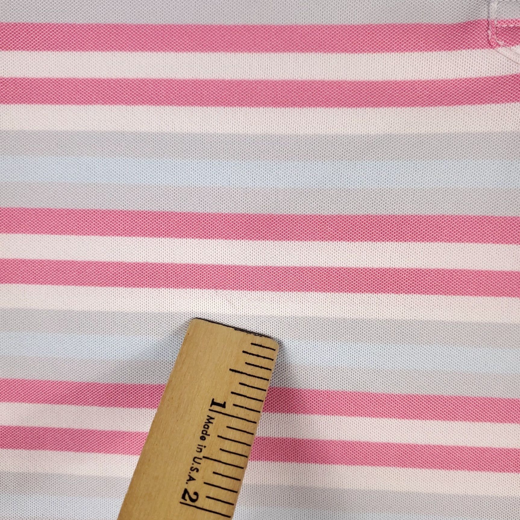 johnnie-O johnnie-O Polo Shirt Mens Size Medium Pink Striped Golf Short Sleeve Size US M / EU 48-50 / 2 - 3 Thumbnail
