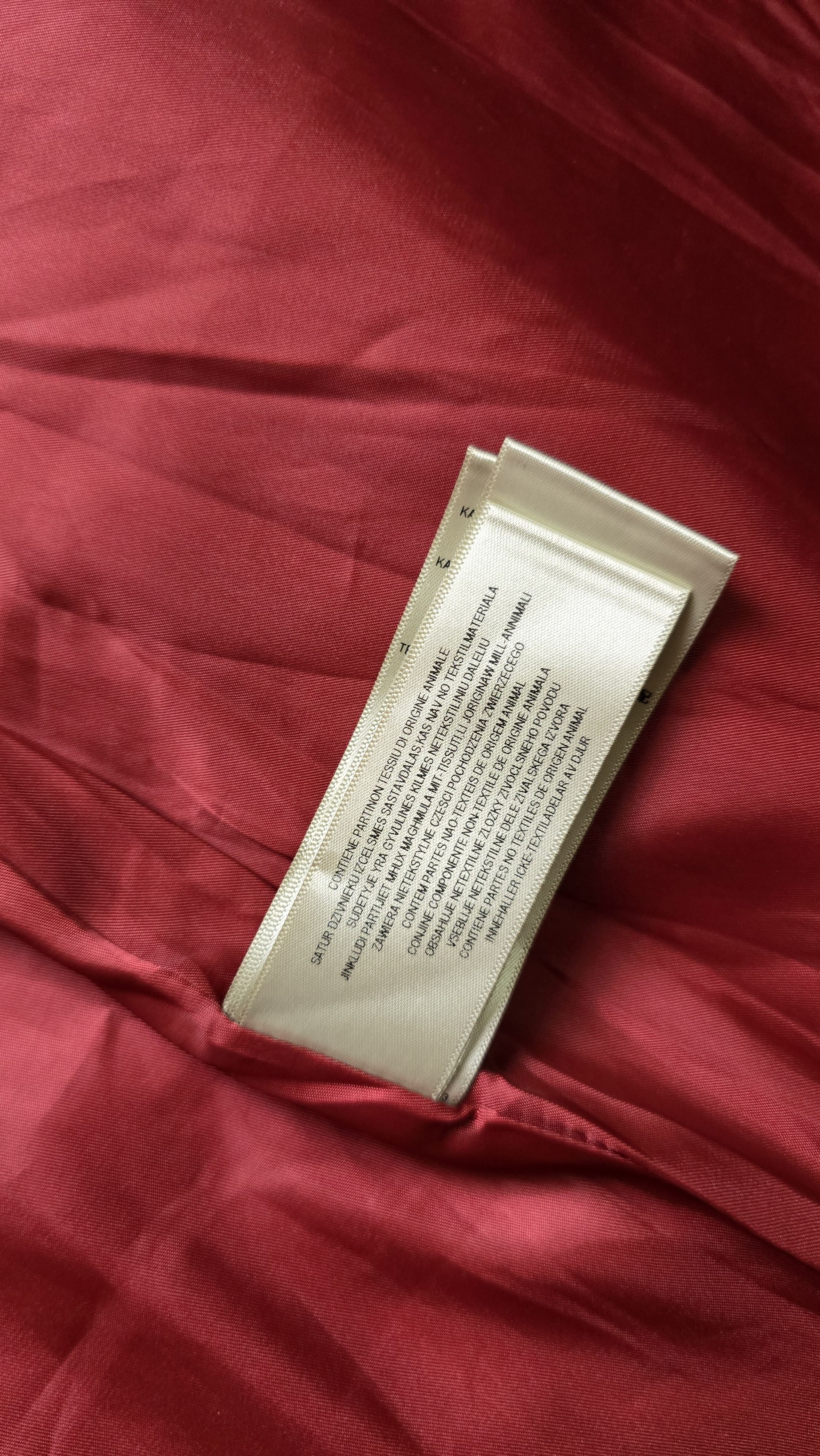 Burberry Burberry Women's Red Wool Belted Coat Size S / US 4 / IT 40 - 24 Thumbnail