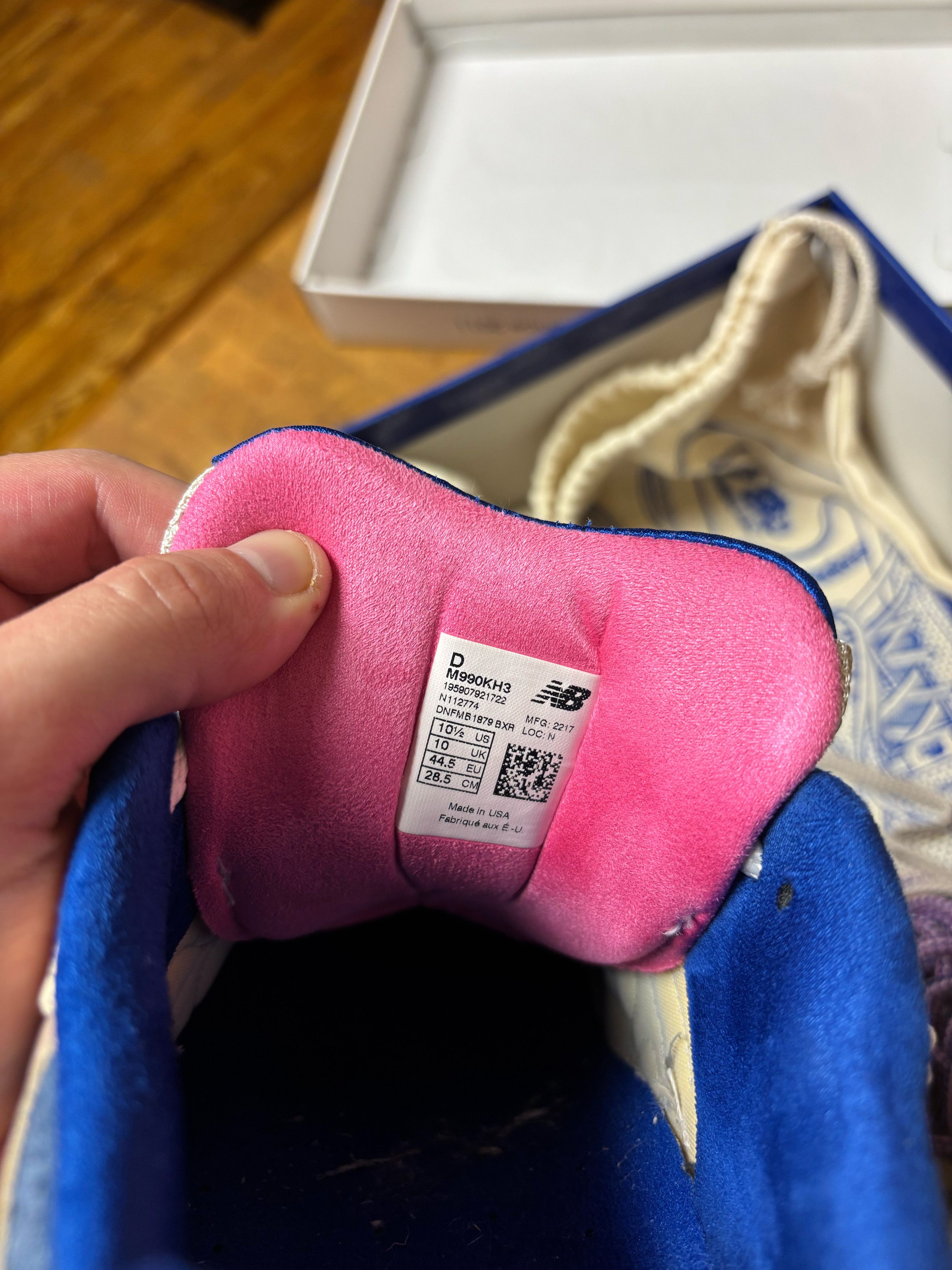 Kith × New Balance New Balance 990v3 – Daytona Size US 10.5 / EU 43-44 - 8 Thumbnail