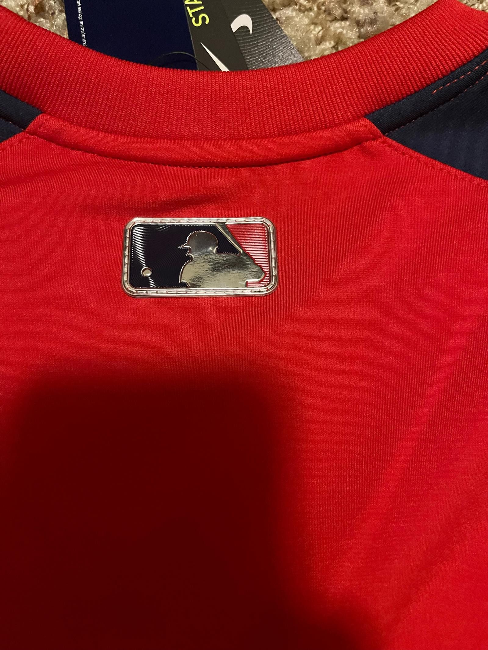 Nike Nike Men's Boston Red Sox Navy/Red Authentic Pullover Sweatshirt Size US M / EU 48-50 / 2 - 4 Thumbnail