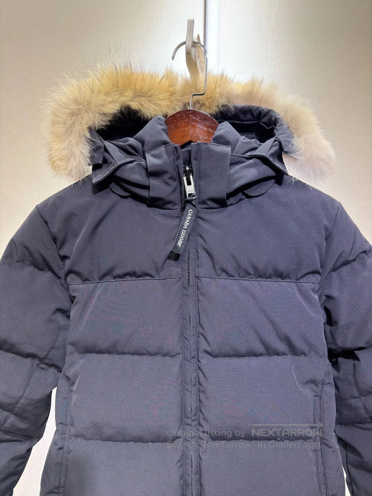 Canada Goose Canada Goose Navy Blue Hooded Down Jacket. Size US M / EU 48-50 / 2 - 3 Thumbnail