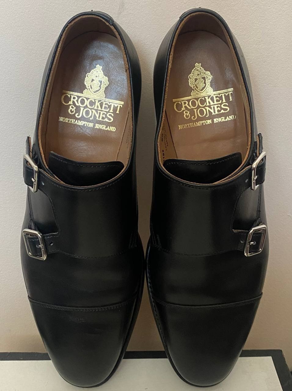 Crockett & Jones Crockett & Jones Lowndes 4 Double Monk Oxford Shoes Size US 7.5 / EU 40-41 - 10 Thumbnail
