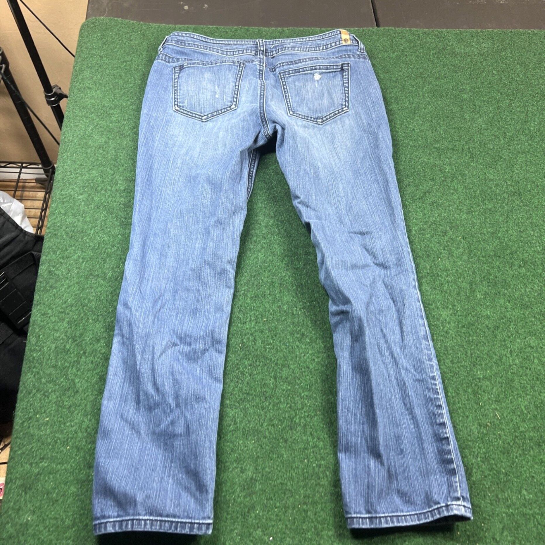 Vintage LC Lauren Conrad Ankle Skinny Cropped Jeans Womens Size 8 Med Wash Size 30" / US 8 / IT 44 - 6 Thumbnail
