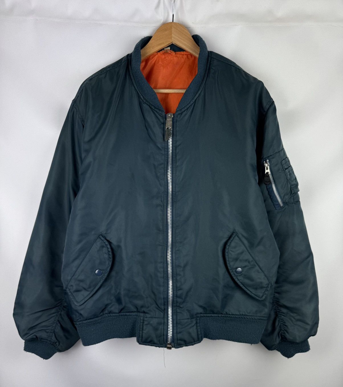 Other Vintage MA-1 Flyers Men’s Nylon Military Bomber Jacket Size US M / EU 48-50 / 2 - 1 Thumbnail