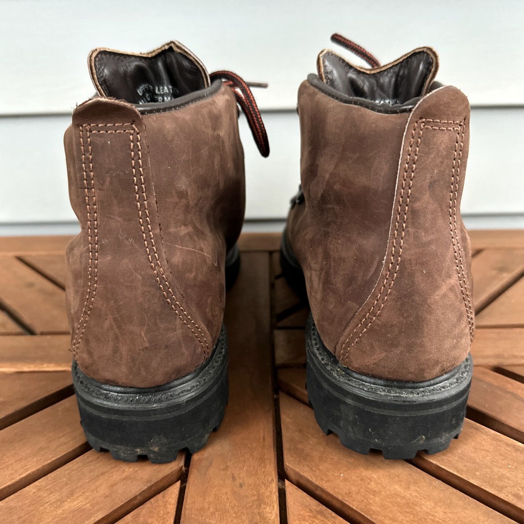 Vintage VINTAGE L.L. Bean Brown Leather Ankle Boots Womens Size 9M Mountaineering Gore-Tex Vibram Sole Outdoor Hiking Grunge Size US 9 / IT 39 - 5 Thumbnail
