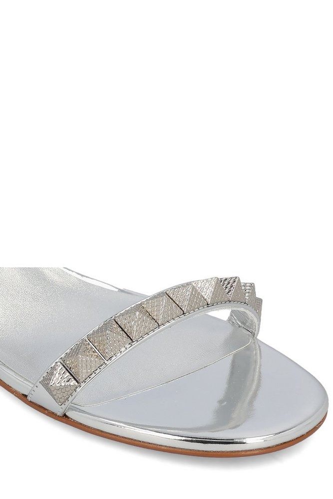 Christian Louboutin os11x0526 Pyrascand 30mm Studded Sandals in Silver Size US 11 / IT 41 - 2 Thumbnail