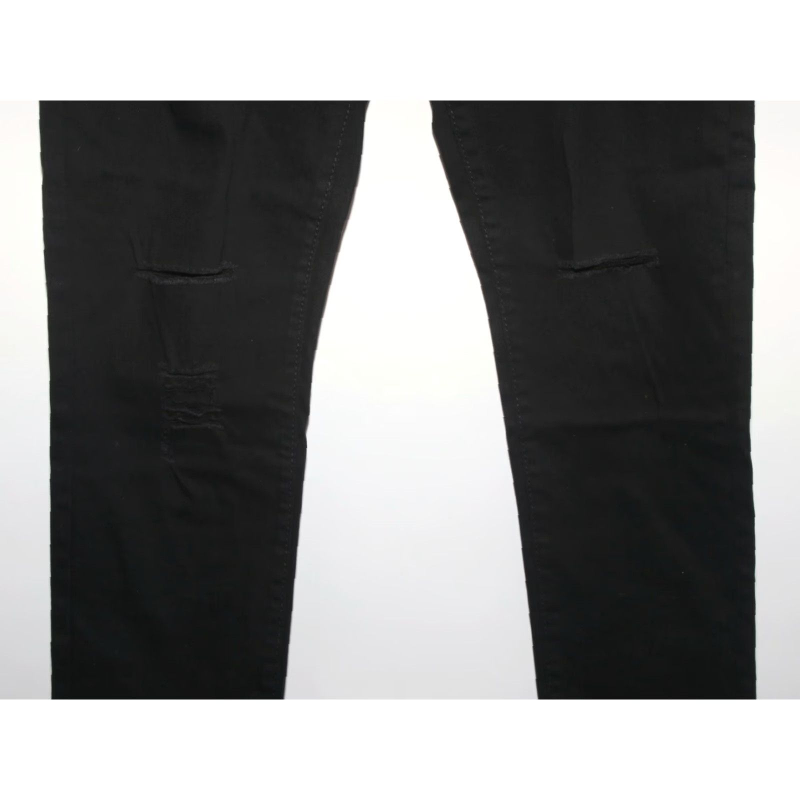 Vintage Galmint Women's High Rise Black Denim Jeans Size US 14 32X30 NWT Size 36" / US 14 / IT 50 - 7 Thumbnail