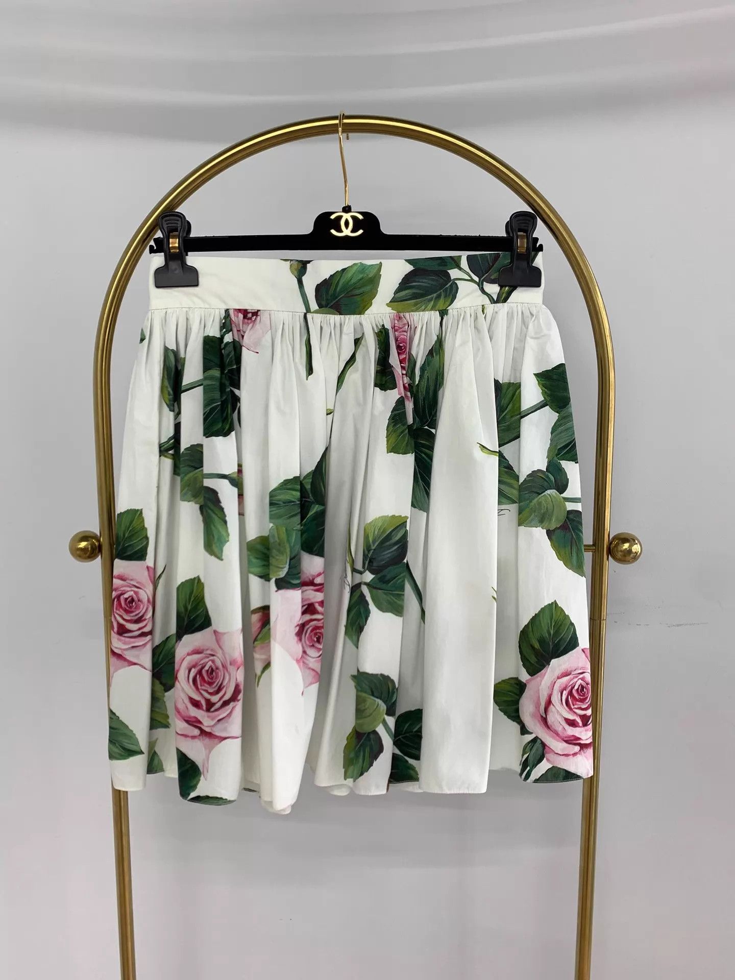 Dolce & Gabbana Dolce&Gabbana white printed skirt 40 new Size 27" / US 4 / IT 40 - 1 Thumbnail
