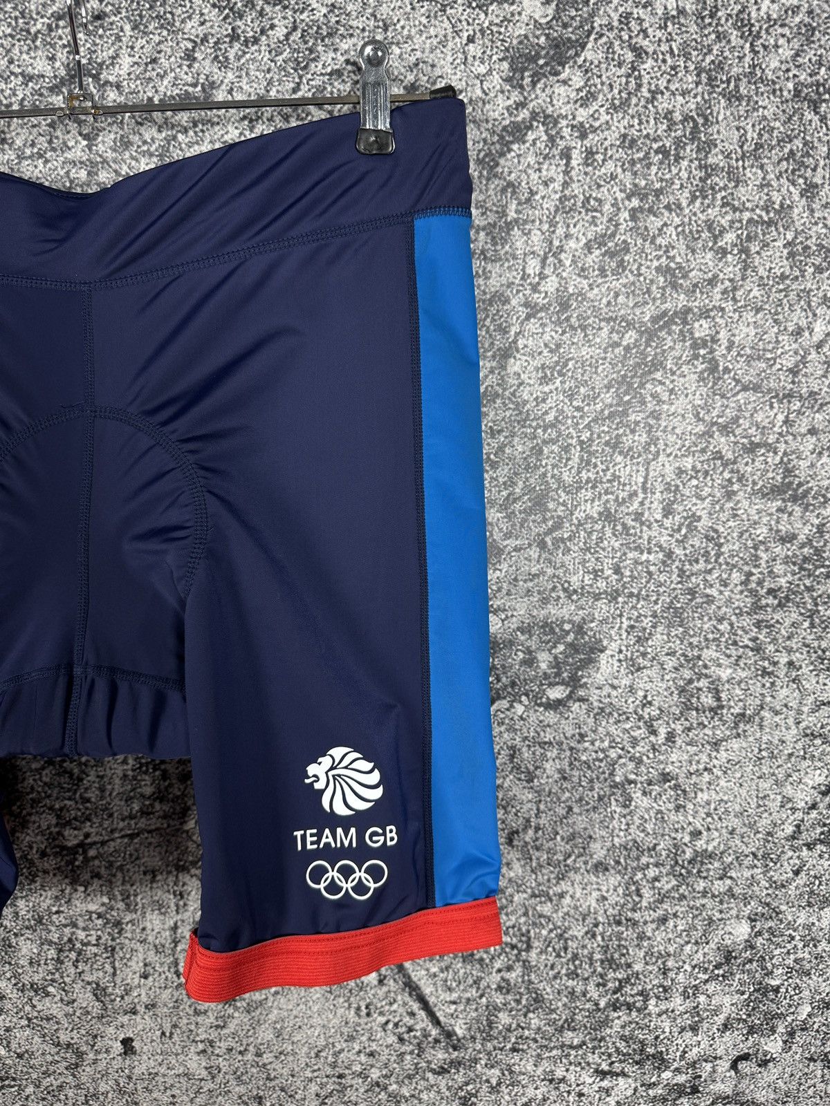 Adidas Team GB Cycling Bib Shorts Olympic Games Made in Italy XL Size US 38 / EU 54 - 2 Thumbnail
