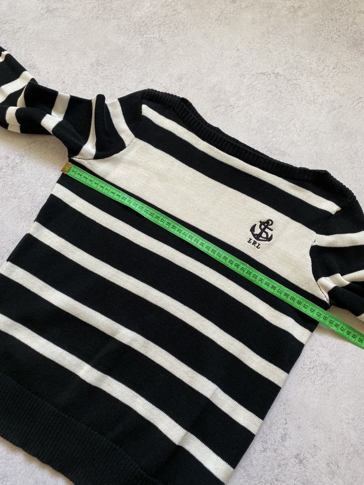 Polo Ralph Lauren Ralph Lauren Black Label Striped Boatneck Sweater Size S Size S / US 4 / IT 40 - 14 Thumbnail