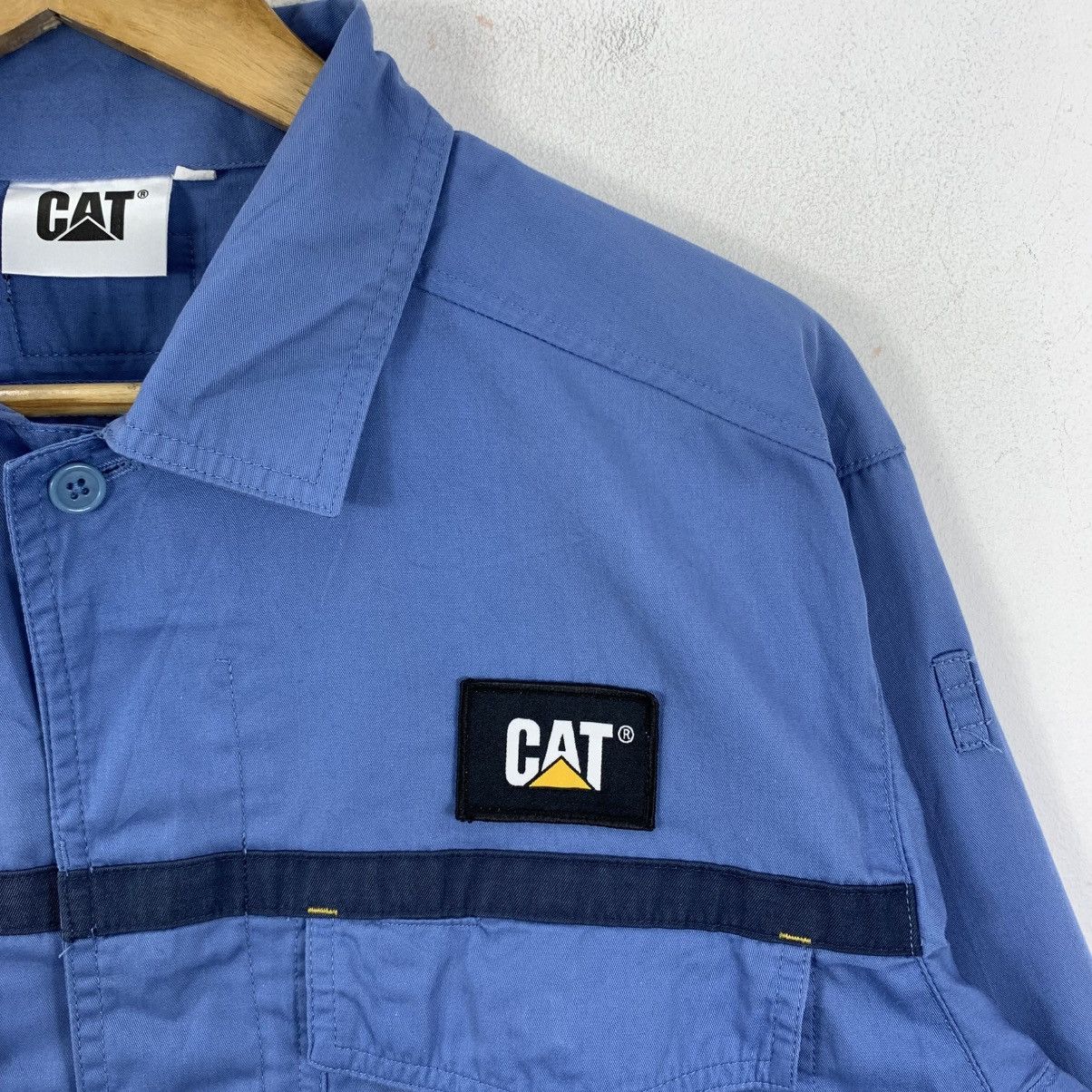 Caterpillar CATERPILLAR CAT Inc Construction Company Top Buttons Shirt Size US L / EU 52-54 / 3 - 4 Thumbnail