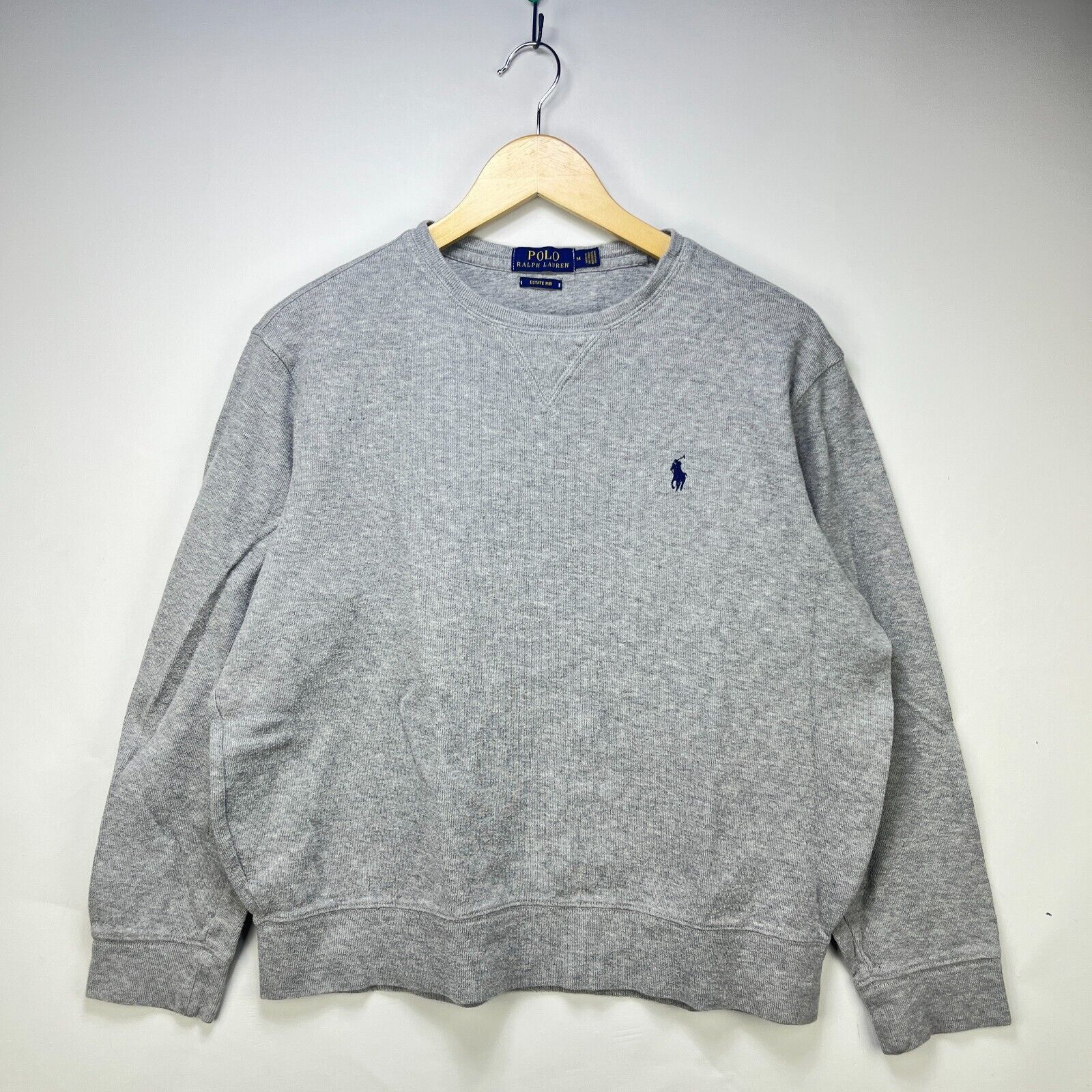 Ralph Lauren × Vintage Vintage Polo Ralph Lauren Pony Estate Rib Long Sleeve Medium Size US M / EU 48-50 / 2 - 1 Thumbnail