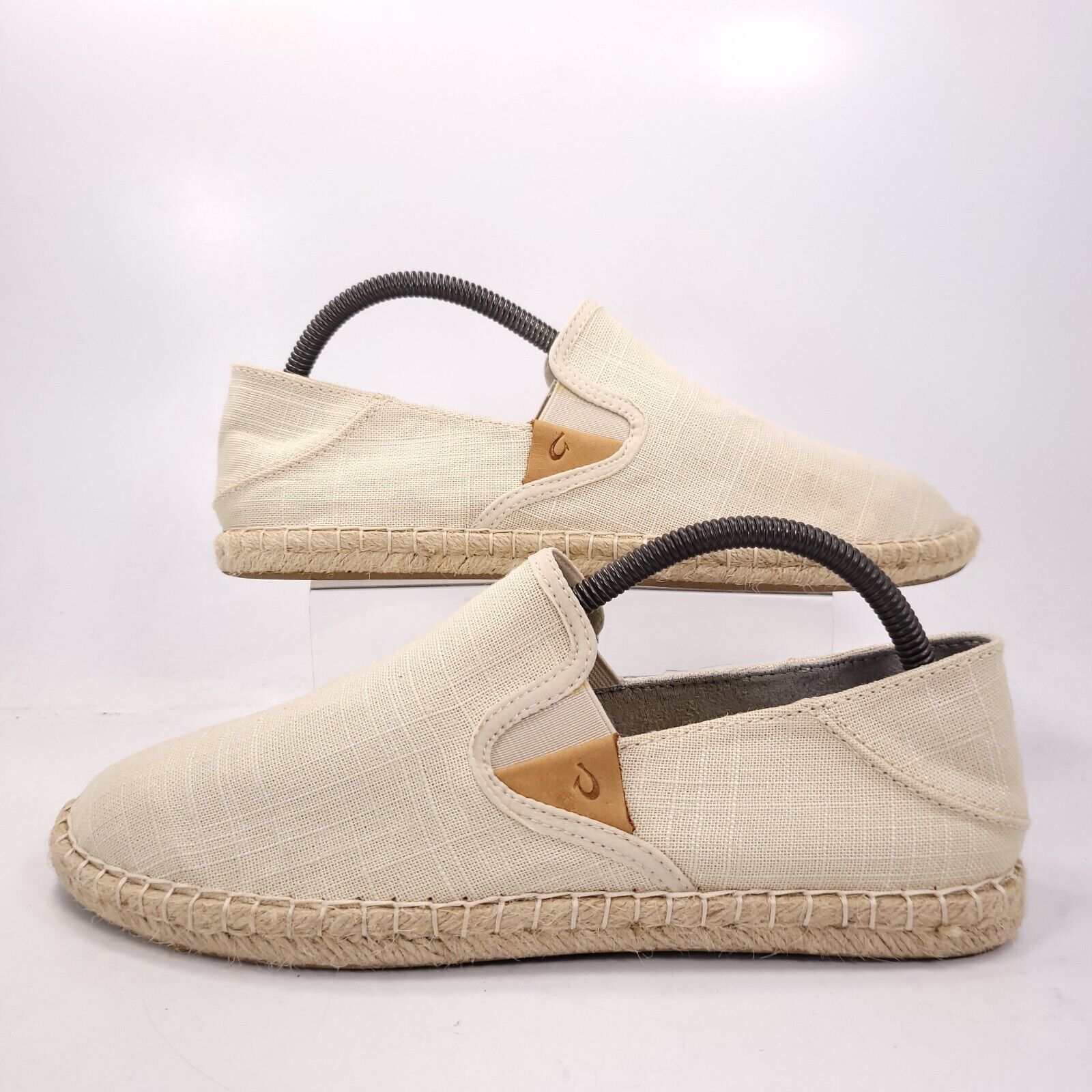 Olukai Olukai Kailua Canvas Flat Shoe Womens Size 9.5 20449 White Size US 9.5 / IT 39.5 - 5 Thumbnail