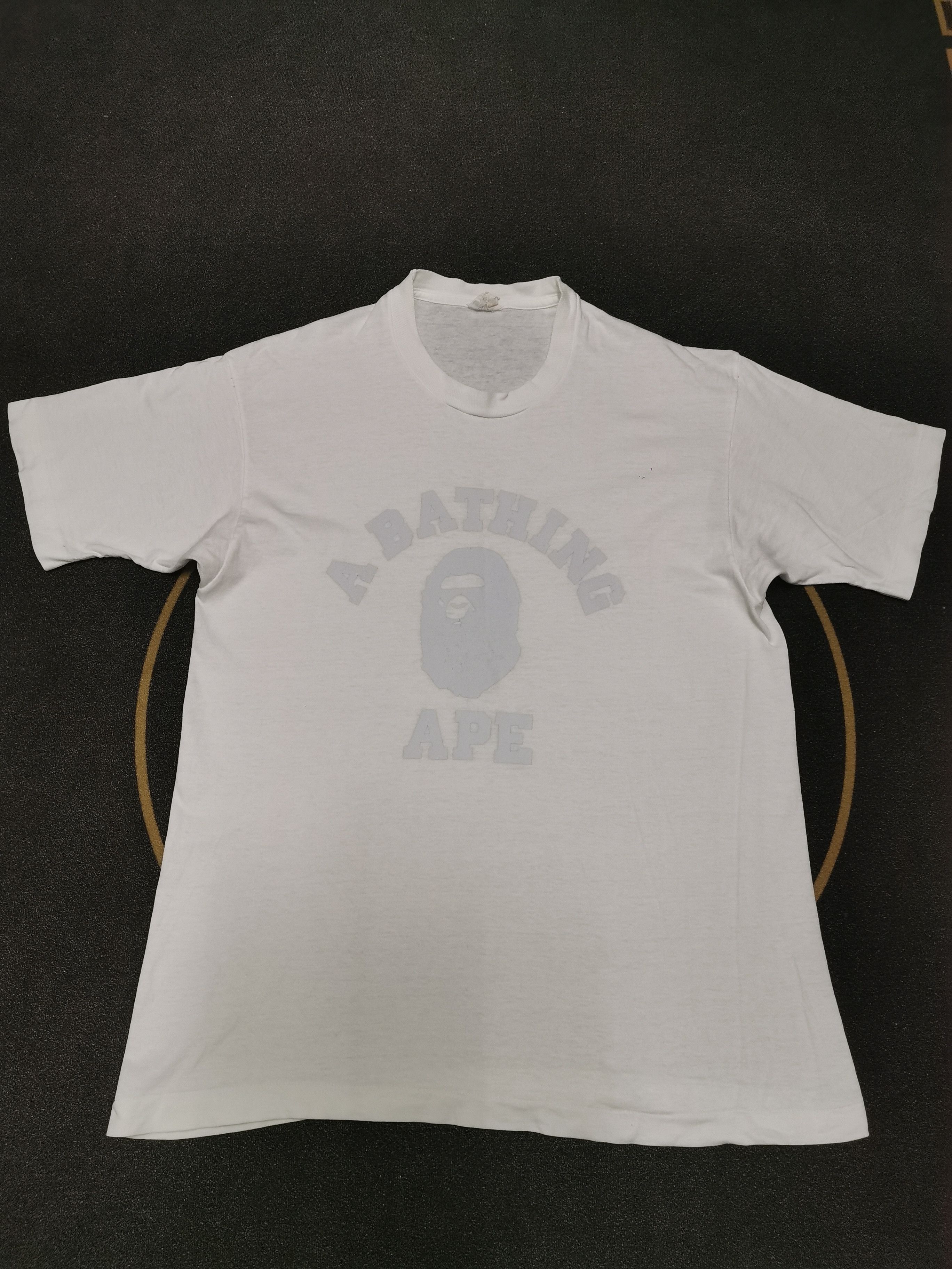 Bape × Vintage Vintage Bape College Tee Size US M / EU 48-50 / 2 - 1 Thumbnail