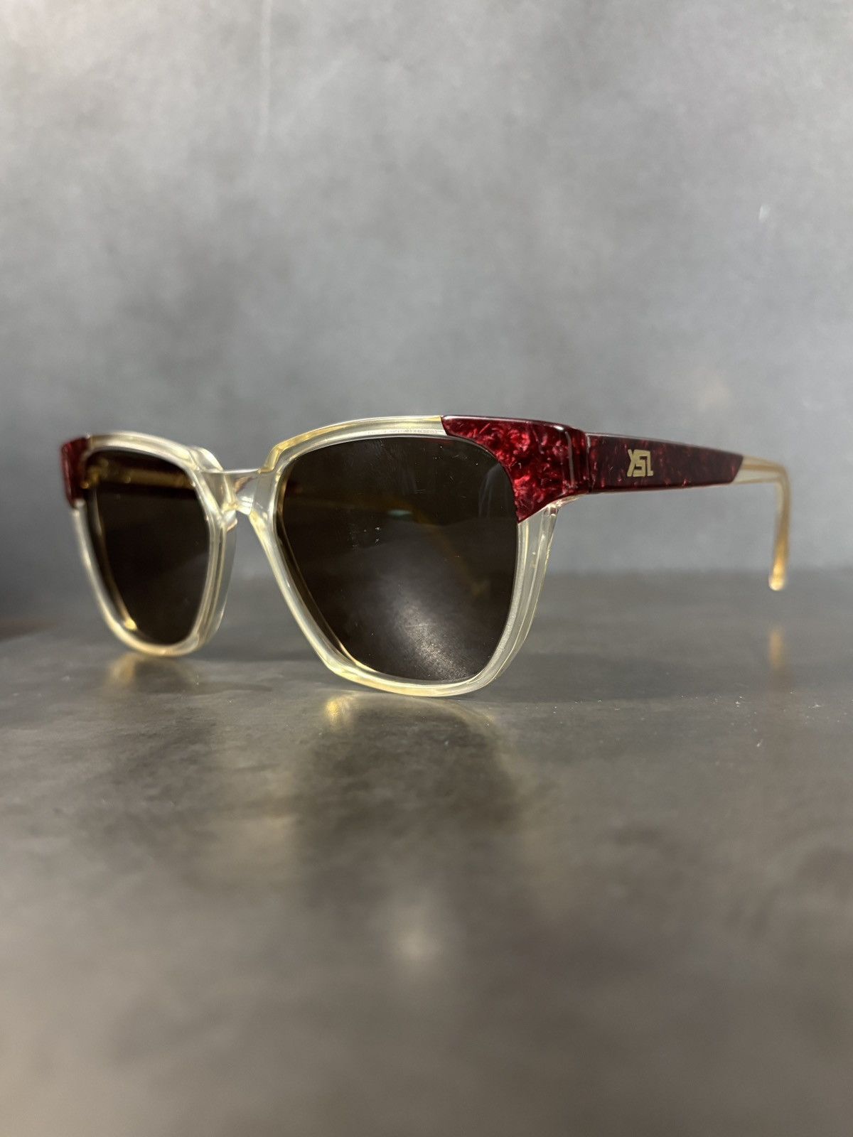 Yves Saint Laurent 1980s YSL Sunglasses 90s Vintage Yves Saint Laurent Cephale Size ONE SIZE - 21 Thumbnail