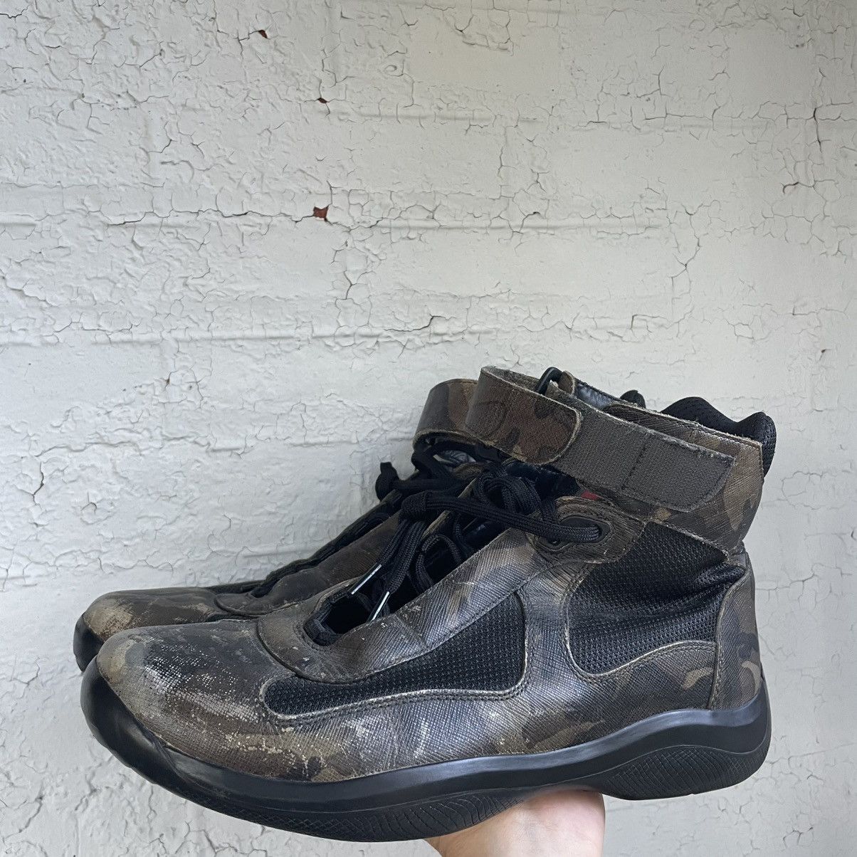 Prada Prada cup high camo Size US 9 / EU 42 - 1 Thumbnail