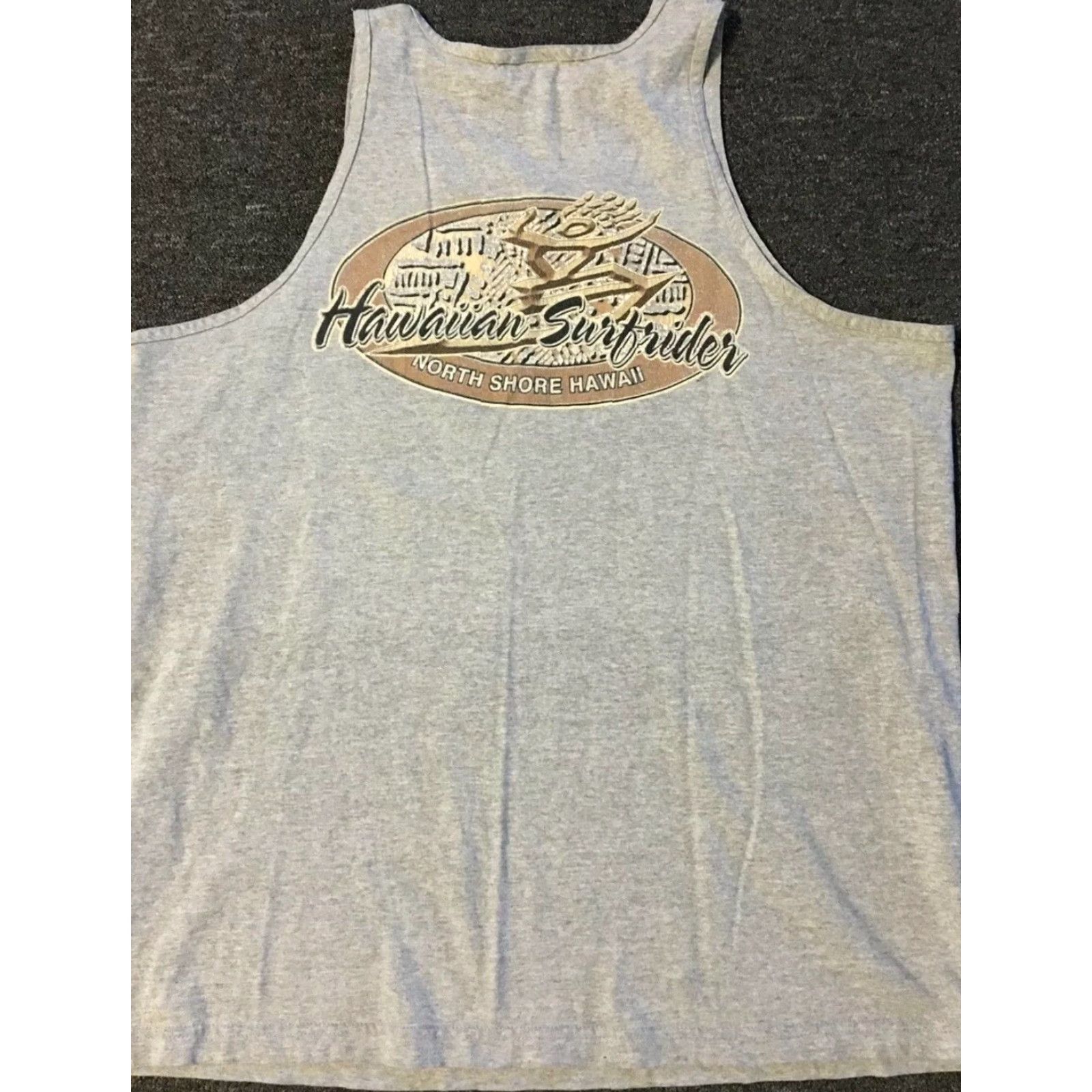 Quiksilver VINTAGE 90s North Shore Hawaii Faded Tank Top XL Beach Surf Skate Maui OP TC Grunge Shirt Mens XL Gray Size US XL / EU 56 / 4 - 2 Thumbnail